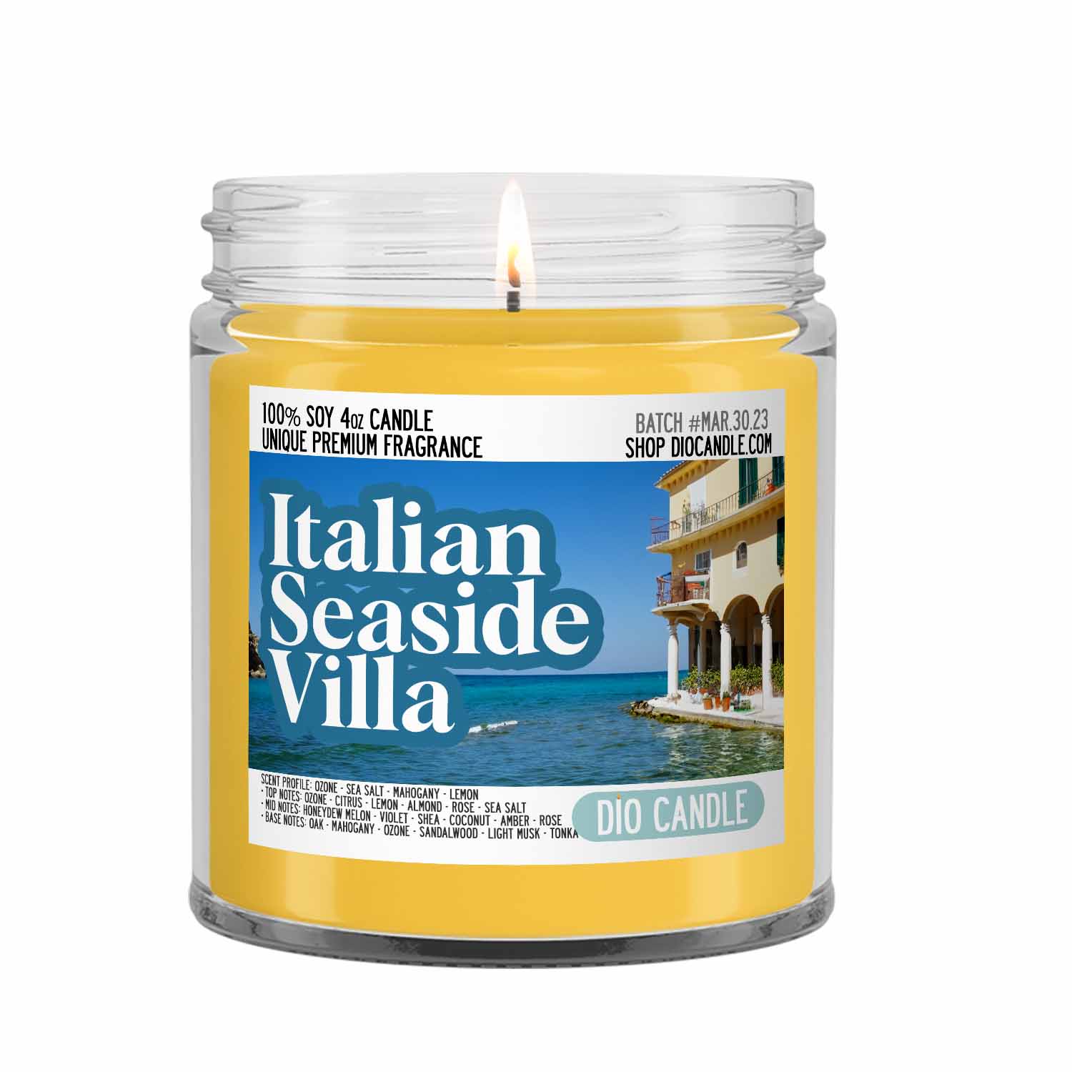 Italian Seaside Villa Candle