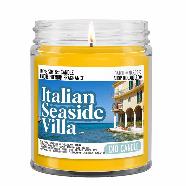 Italian Seaside Villa Candle