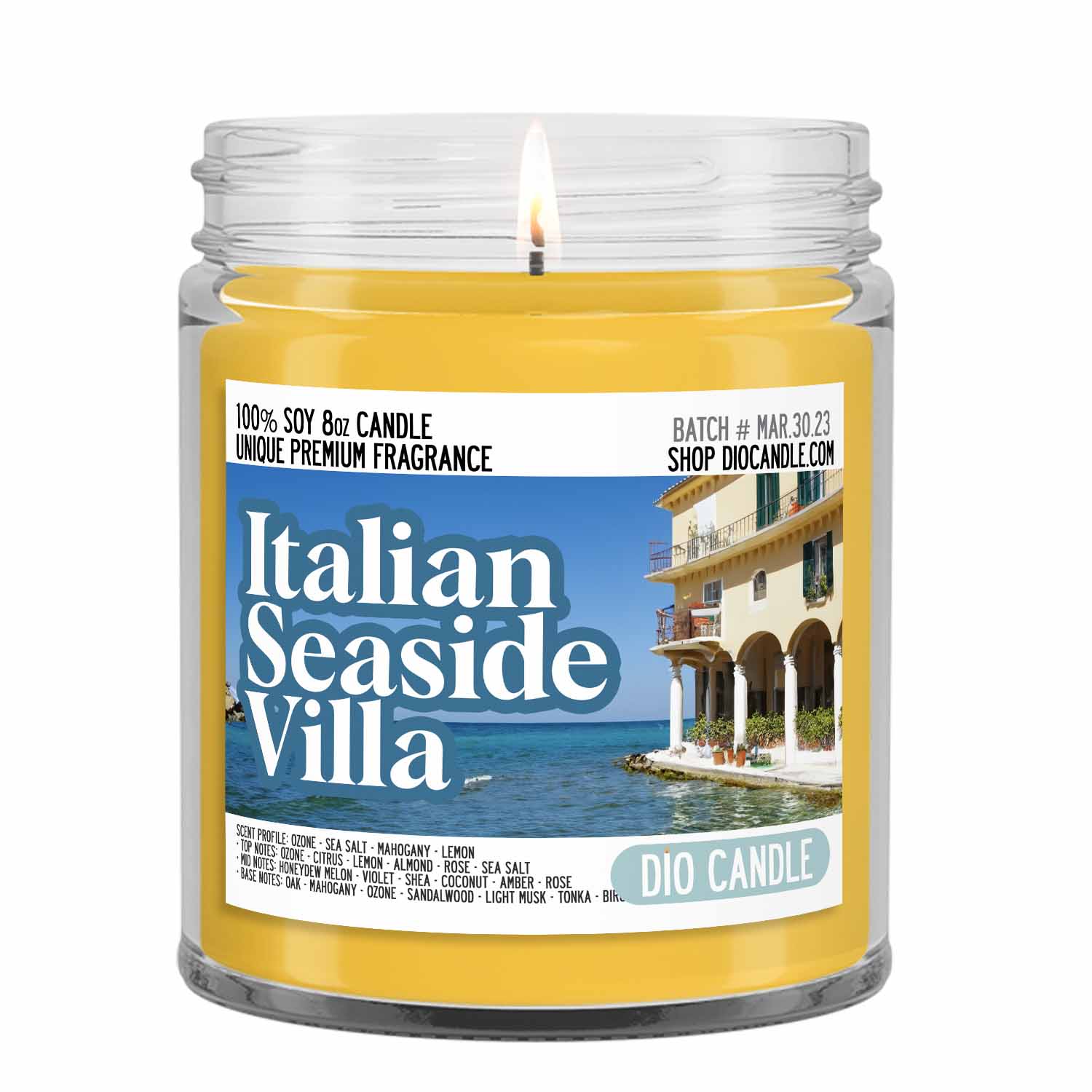 Italian Seaside Villa Candle