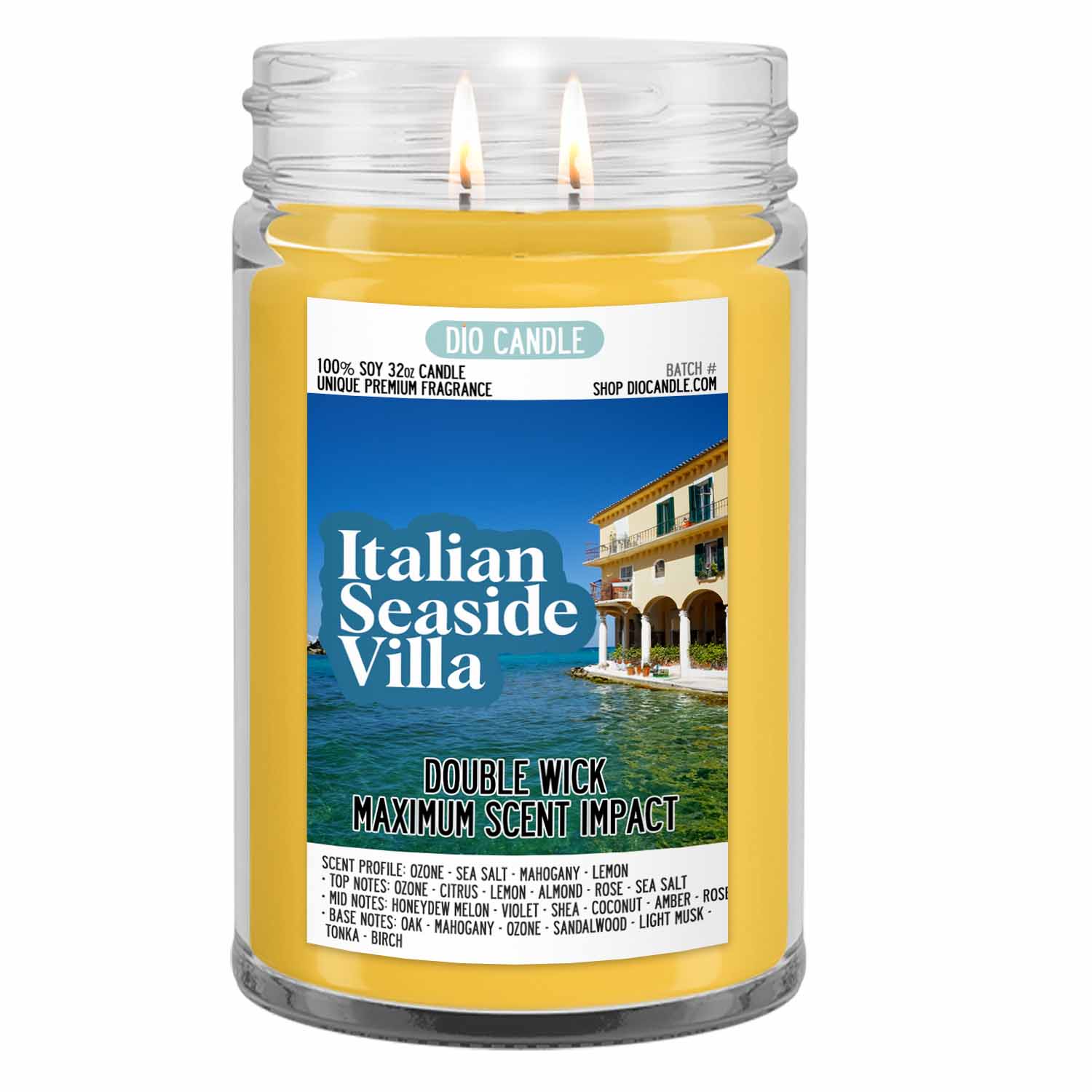 Italian Seaside Villa Candle