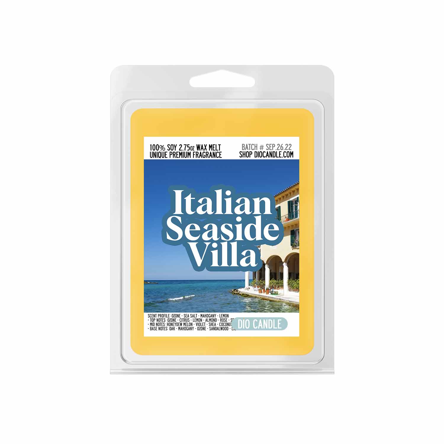 Italian Seaside Villa Candle