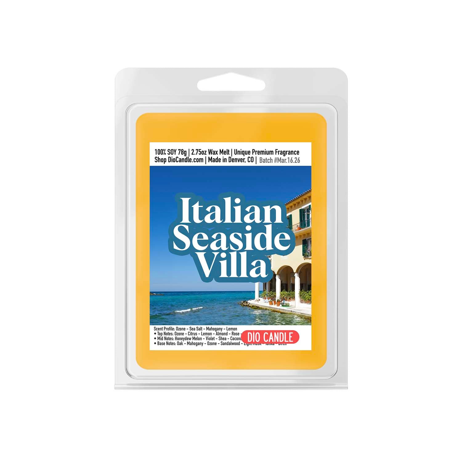 Italian Seaside Villa Candle