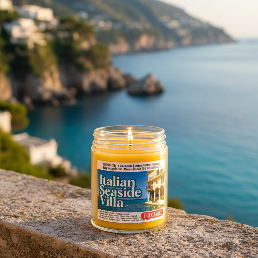 Italian Seaside Villa Candle
