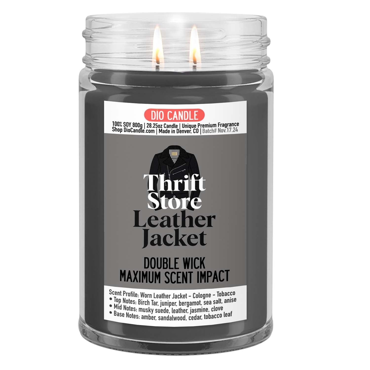 Leather Jacket Candle