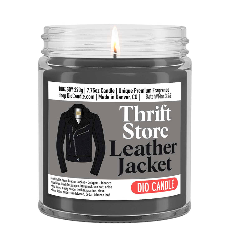 Leather Jacket Candle