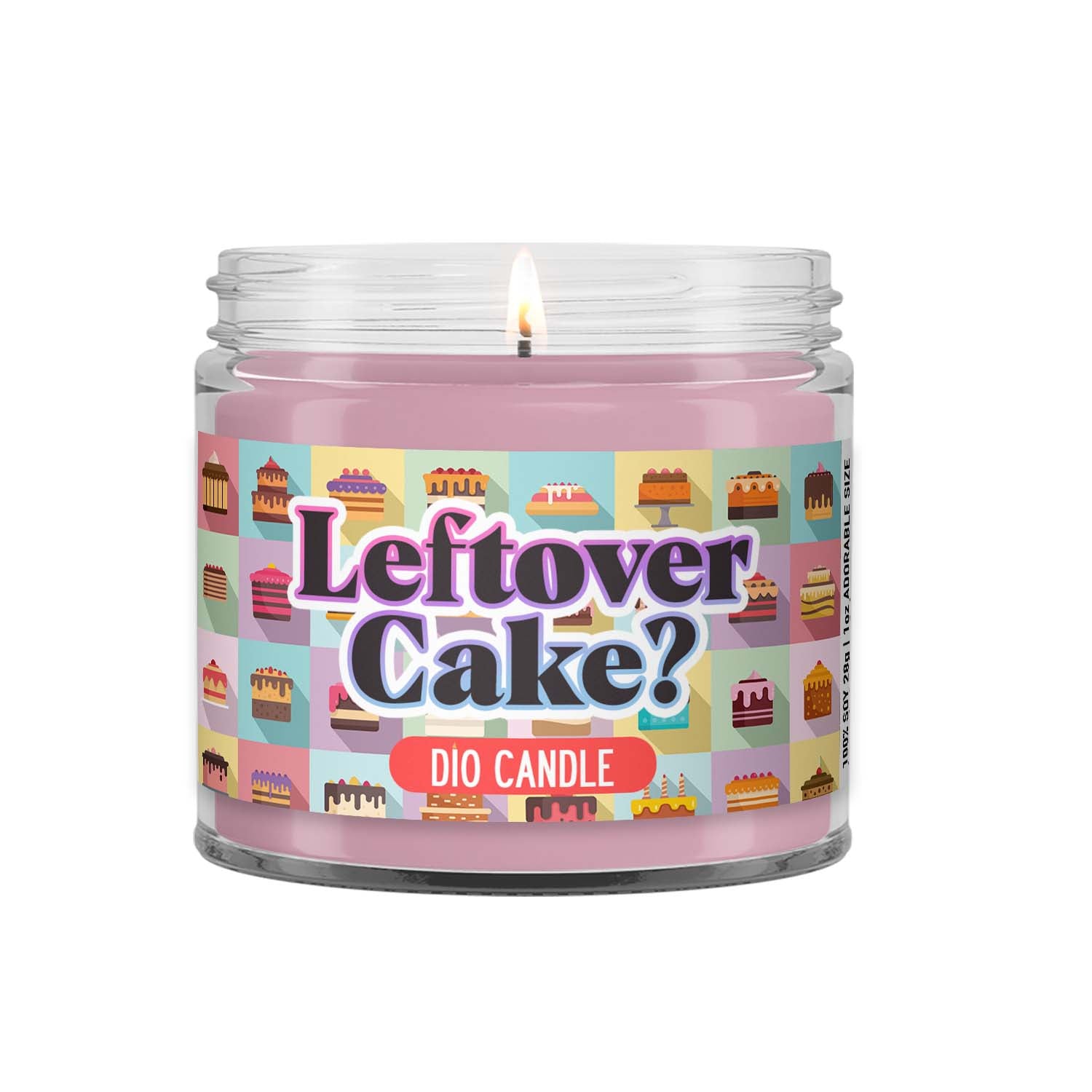 Leftover Cake Candle