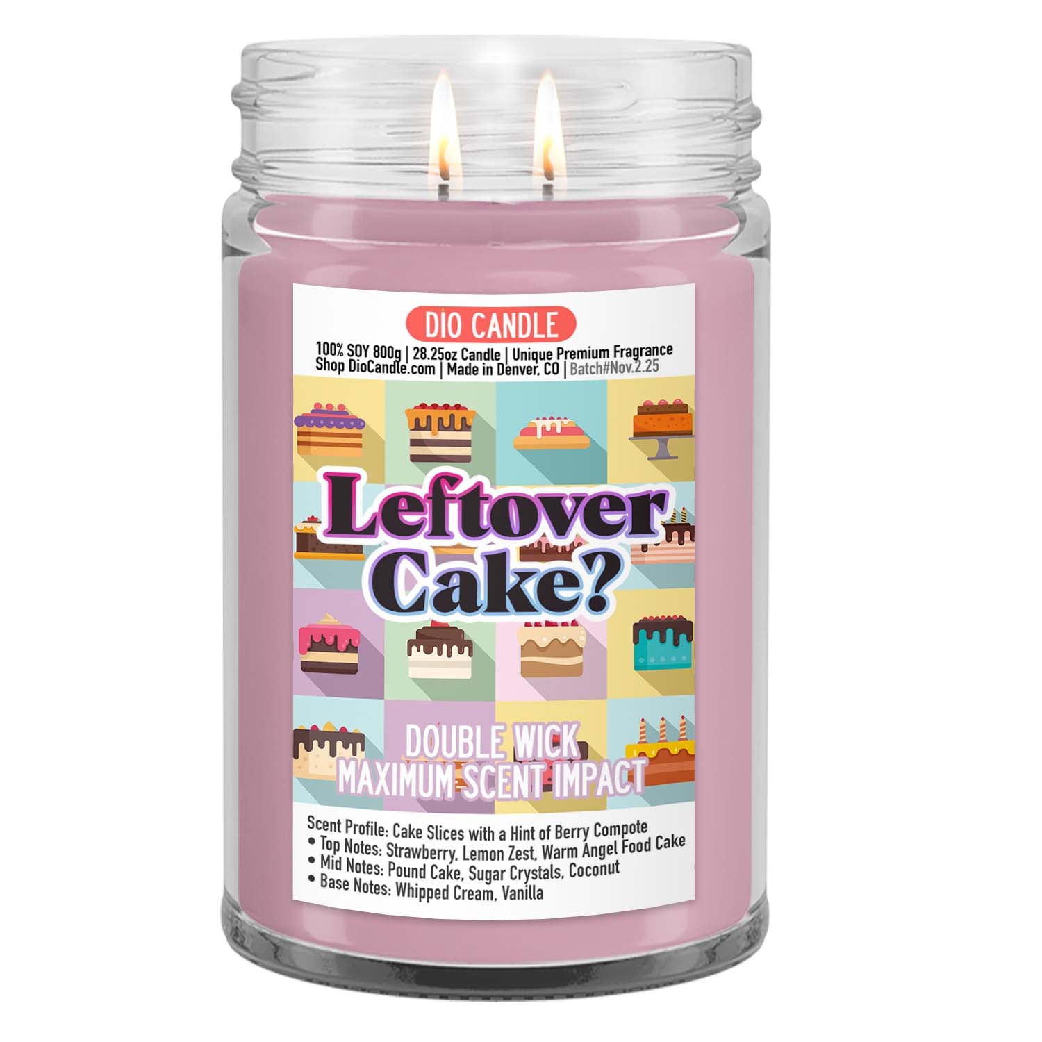 Leftover Cake Candle