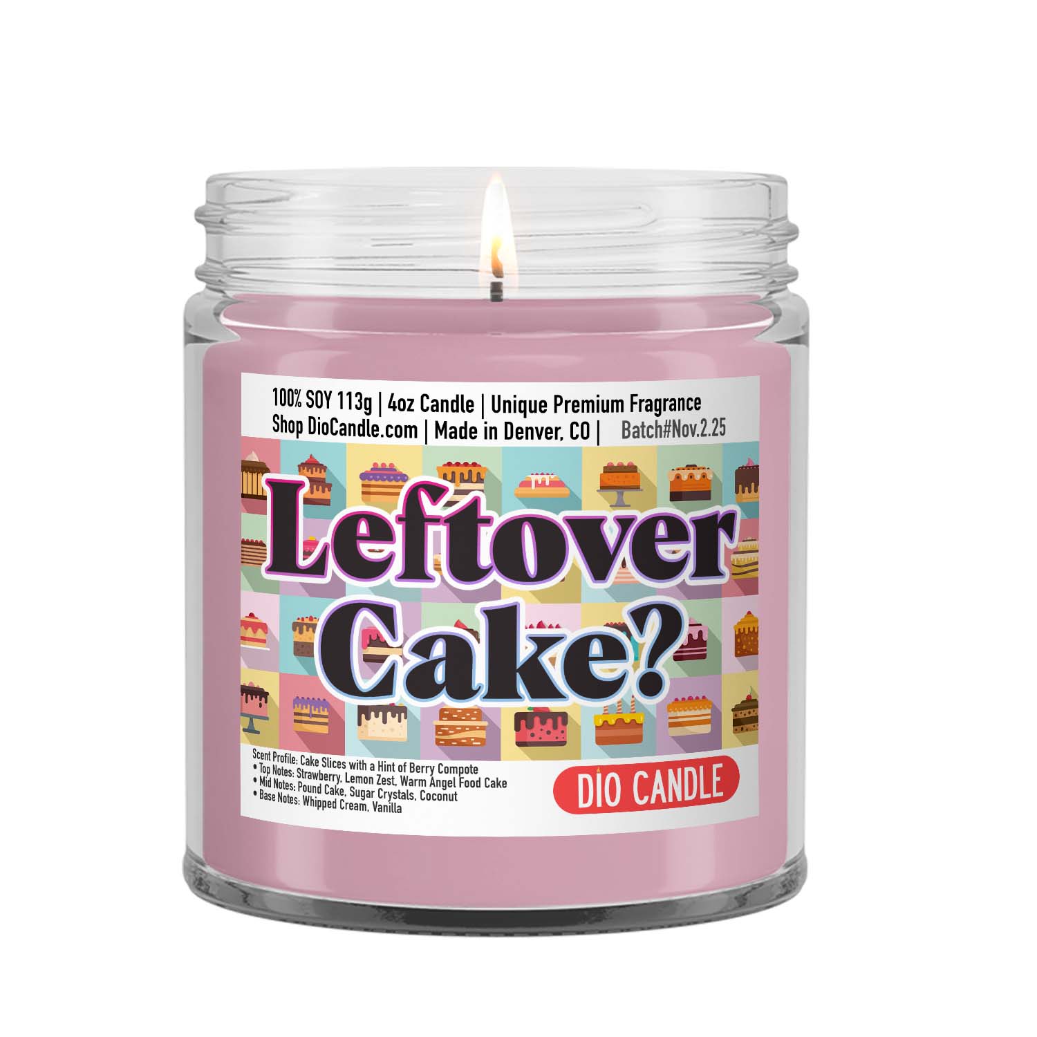 Leftover Cake Candle