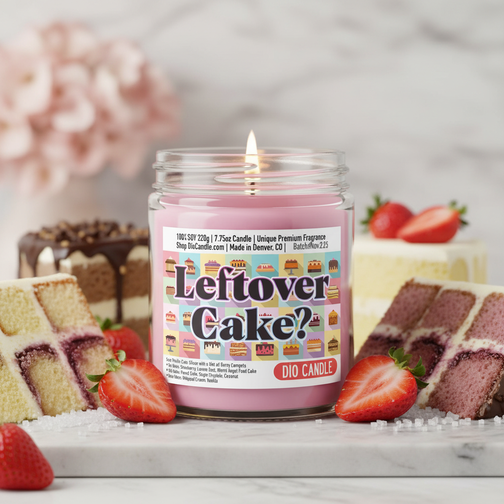 Leftover Cake Candle