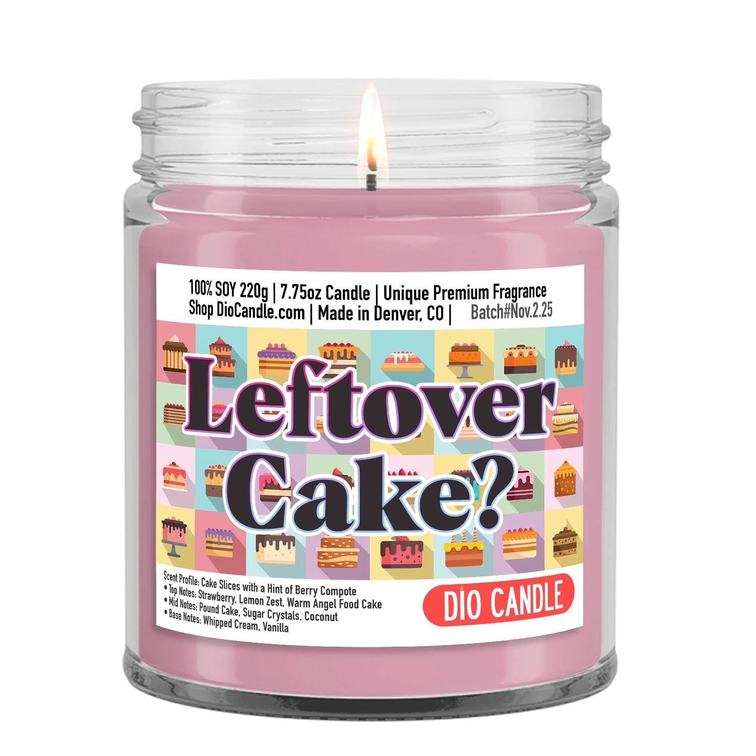 Leftover Cake Candle