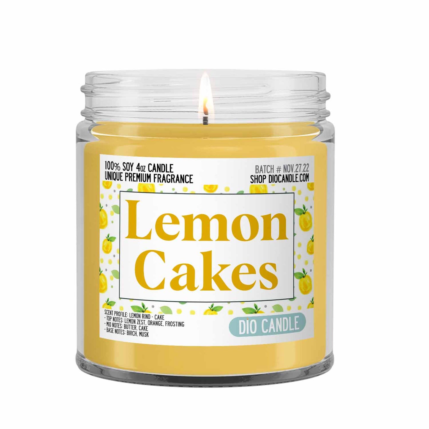 Lemon Cakes Candle