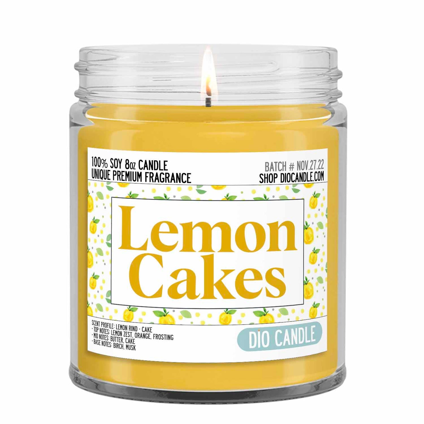 Lemon Cakes Candle