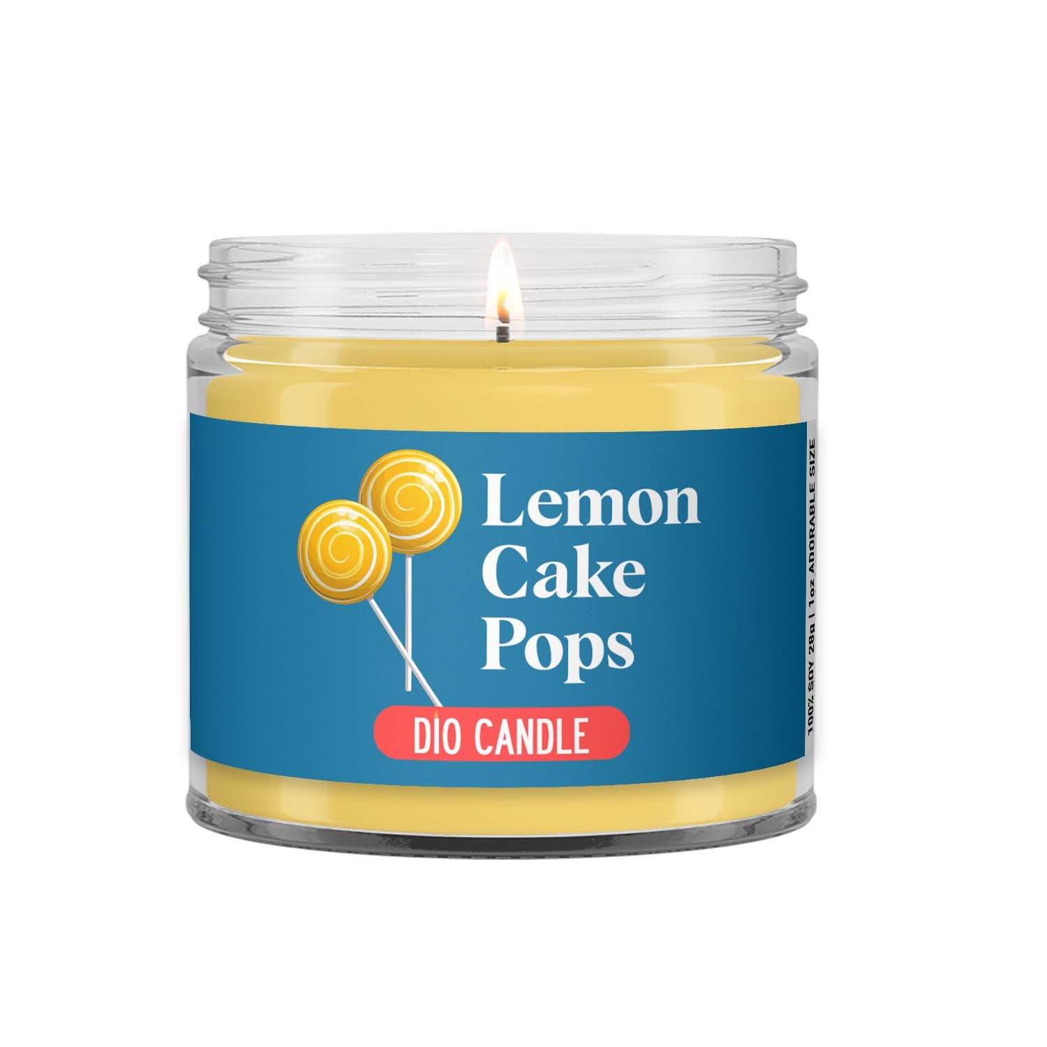 Lemon Cake Pops Candle