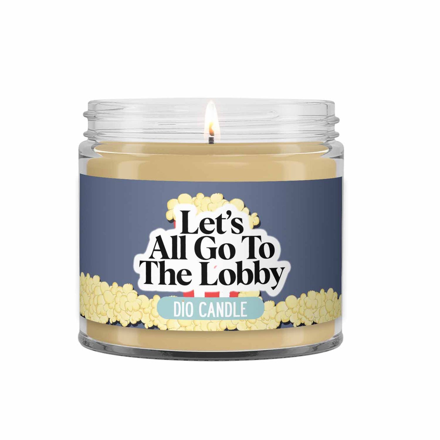 Let's All Go the Lobby Movie Candle