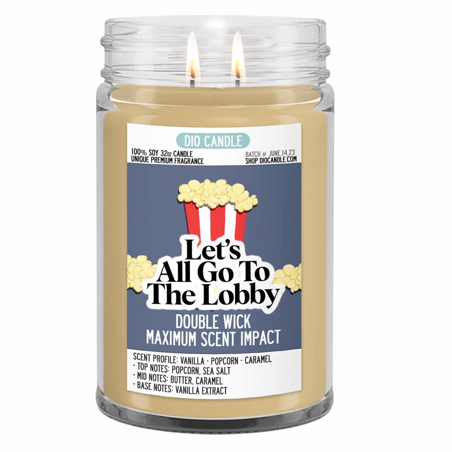 Let's All Go the Lobby Movie Candle