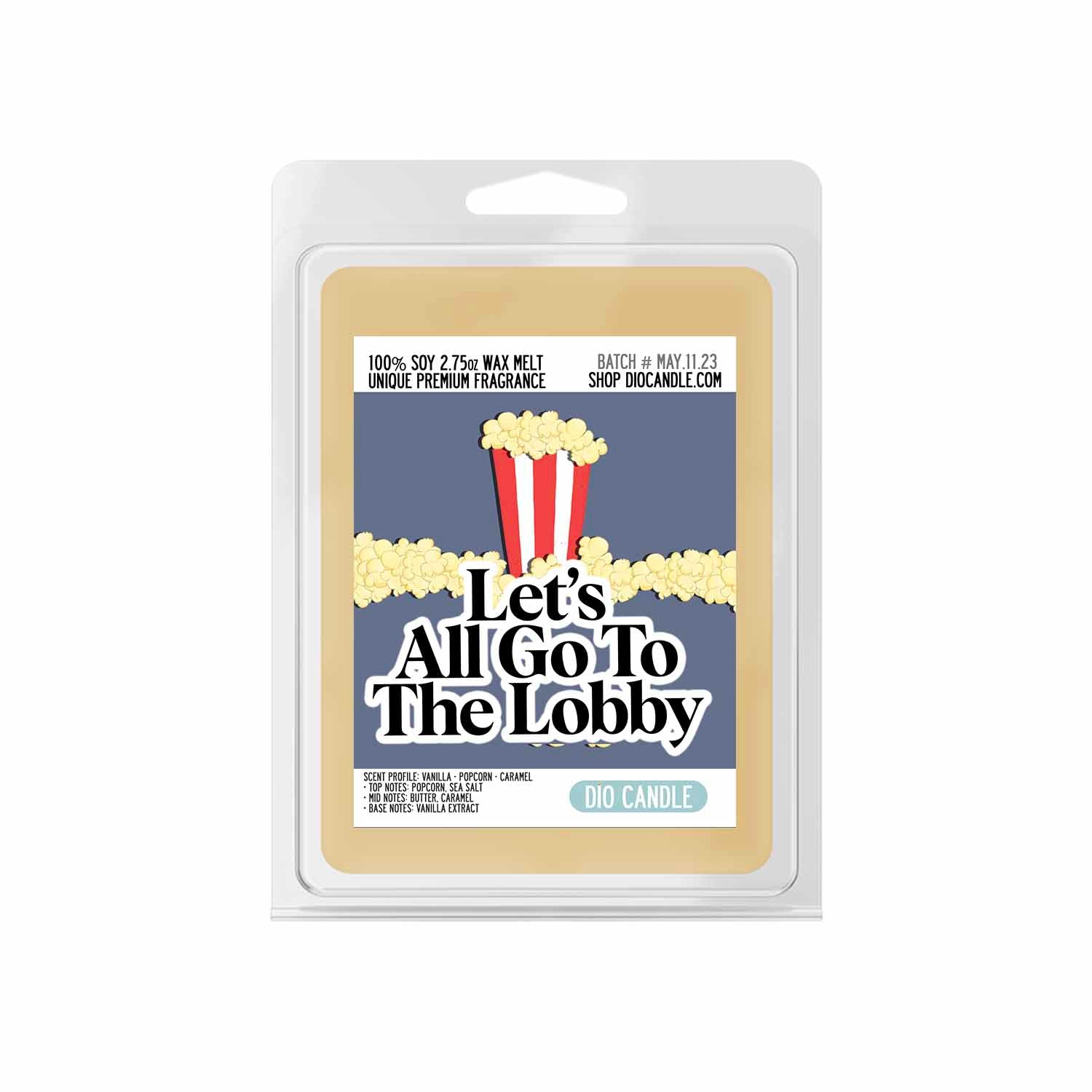 Let's All Go the Lobby Movie Candle