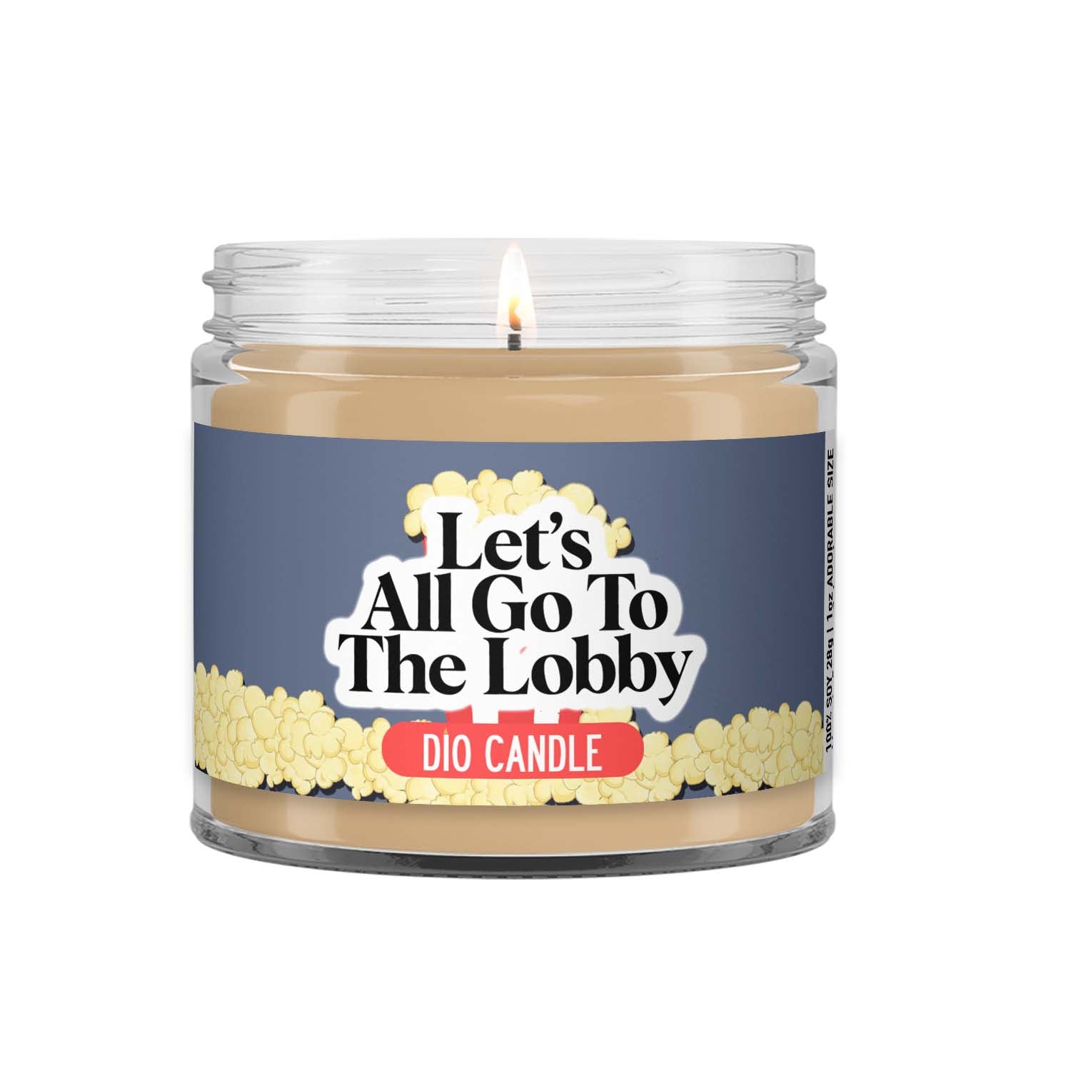 Let's All Go the Lobby Movie Candle