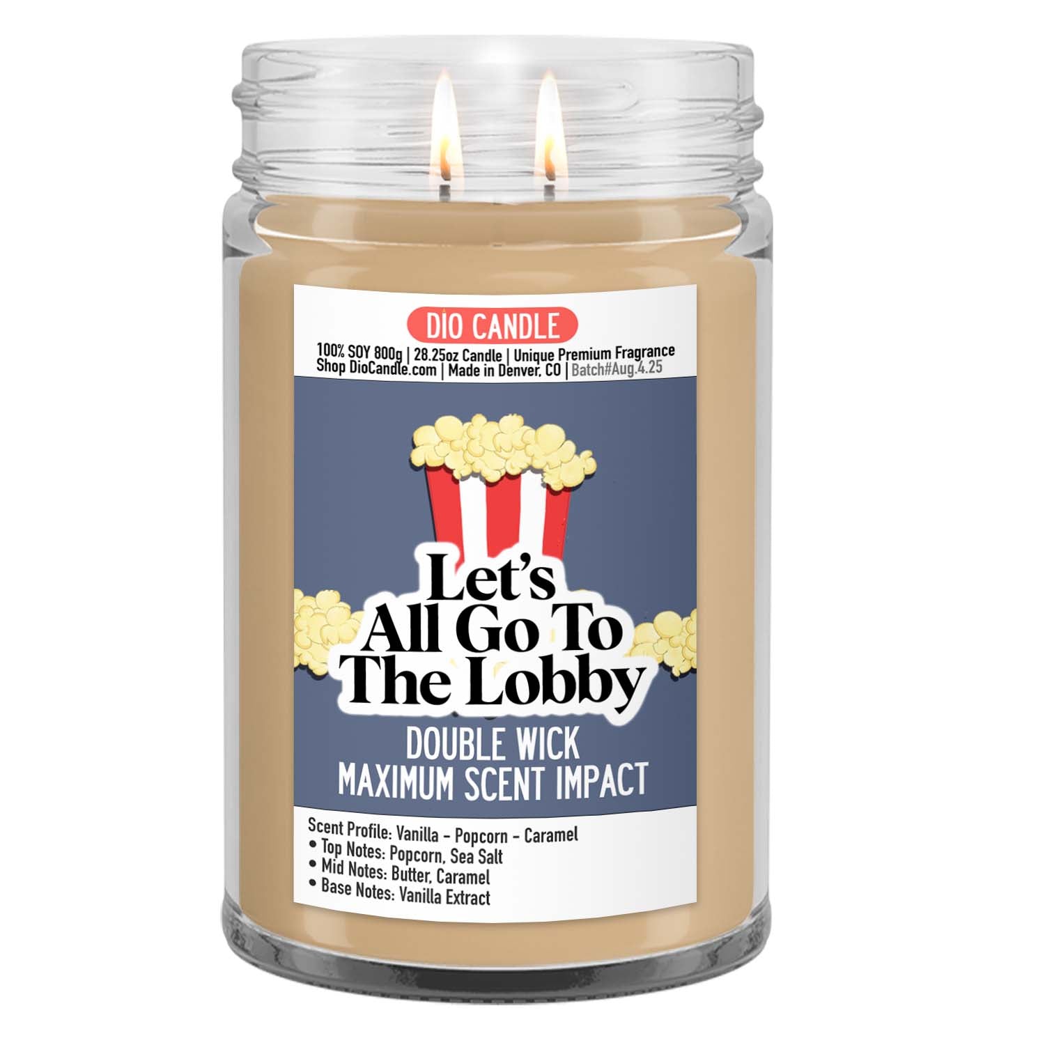Let's All Go the Lobby Movie Candle