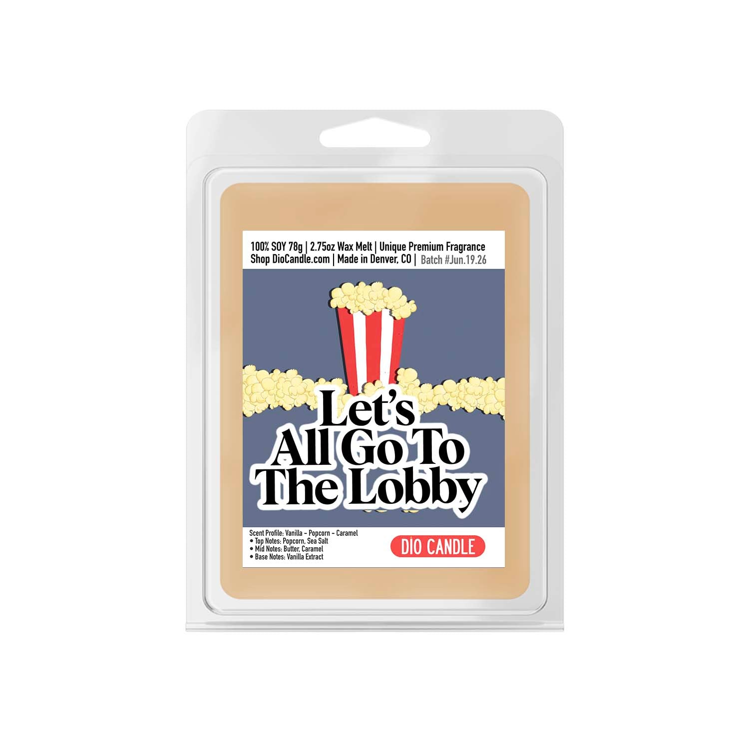 Let's All Go the Lobby Movie Candle