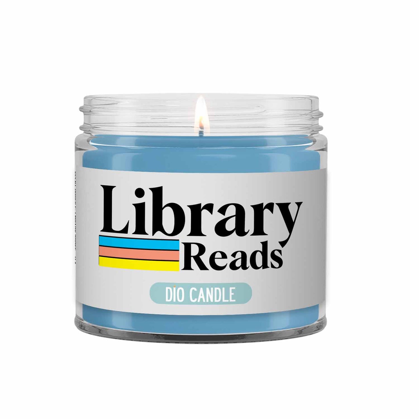 Library Reads Candle