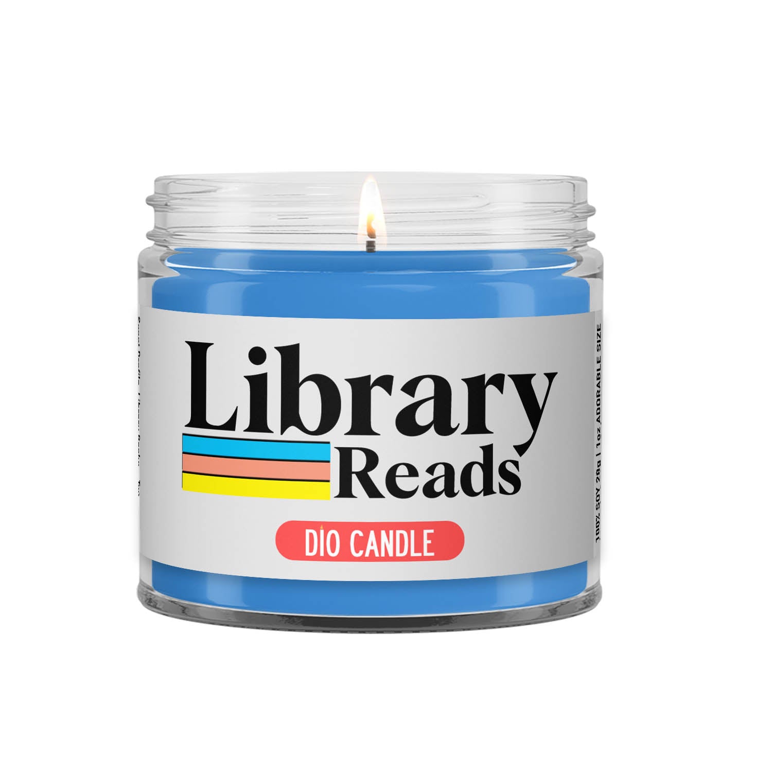 Library Reads Candle