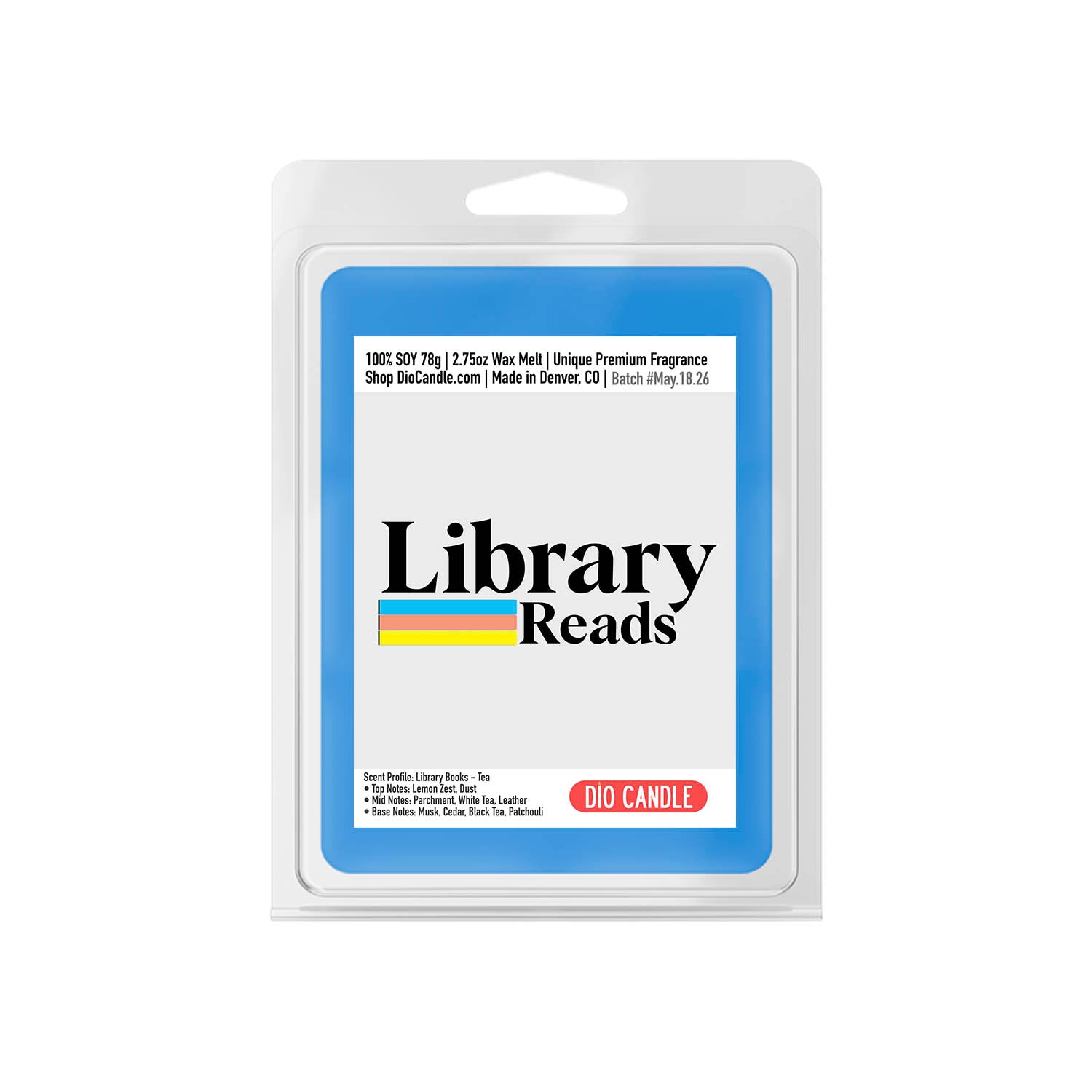 Library Reads Candle