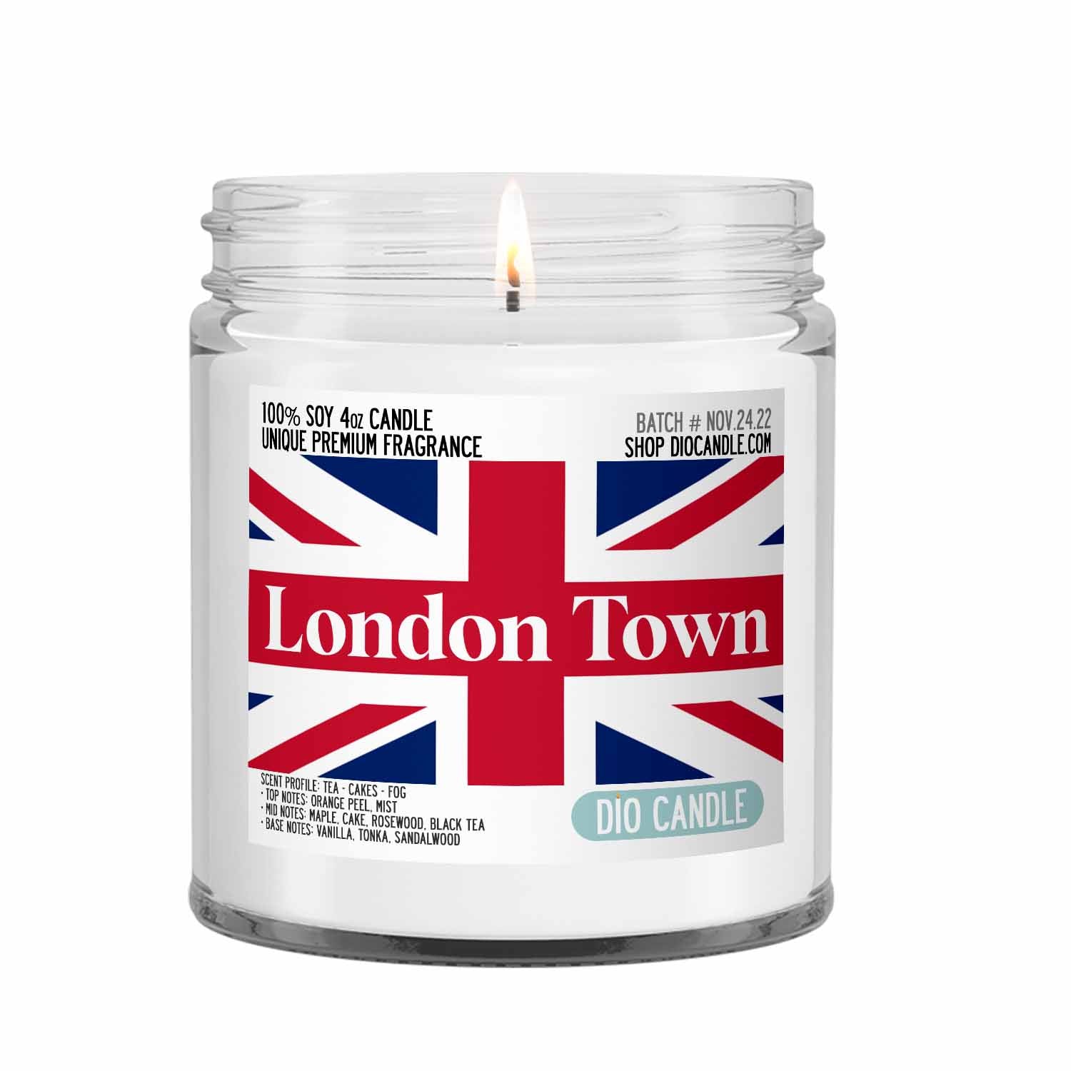 London fashion Tea & Lemon Candle