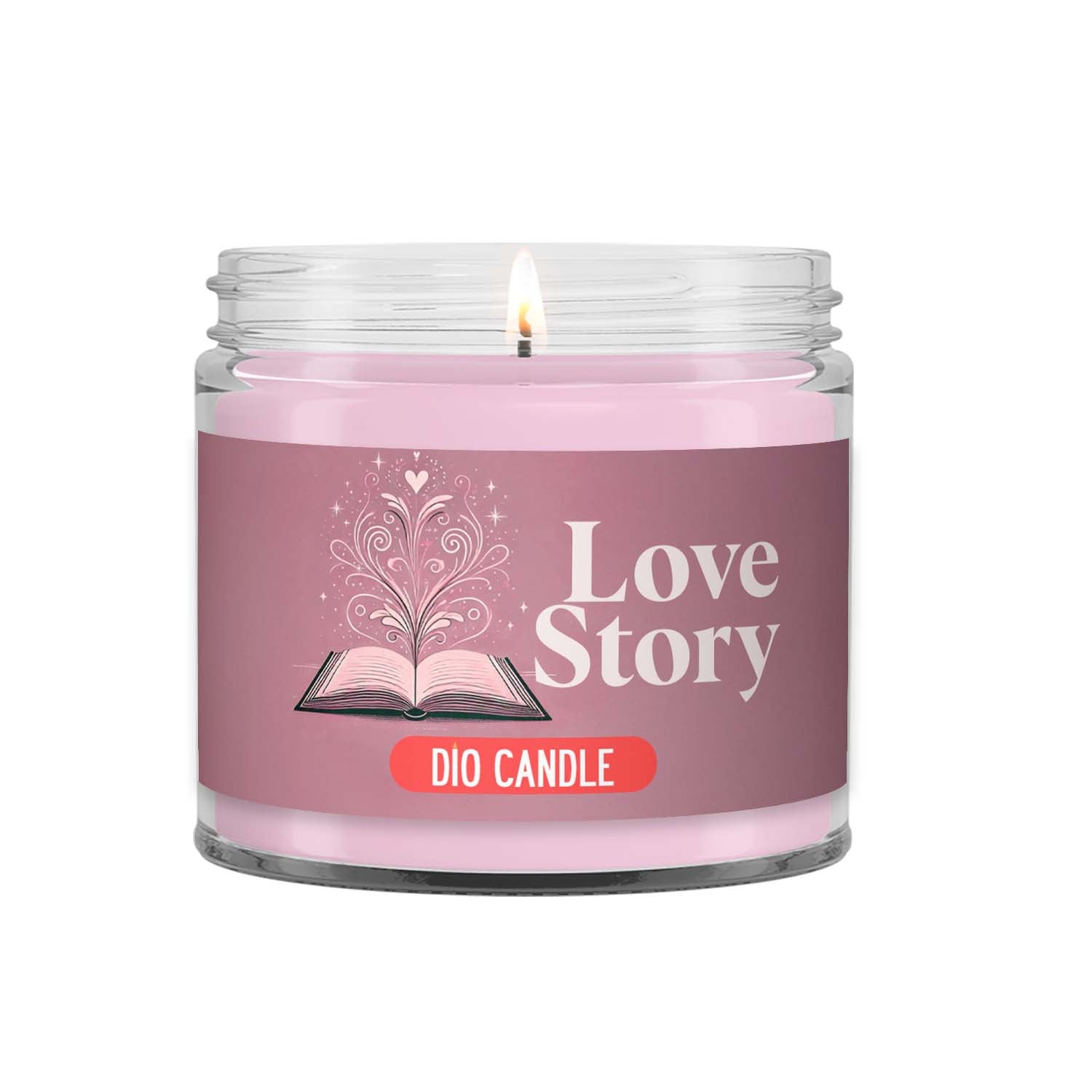 Love Story Candle