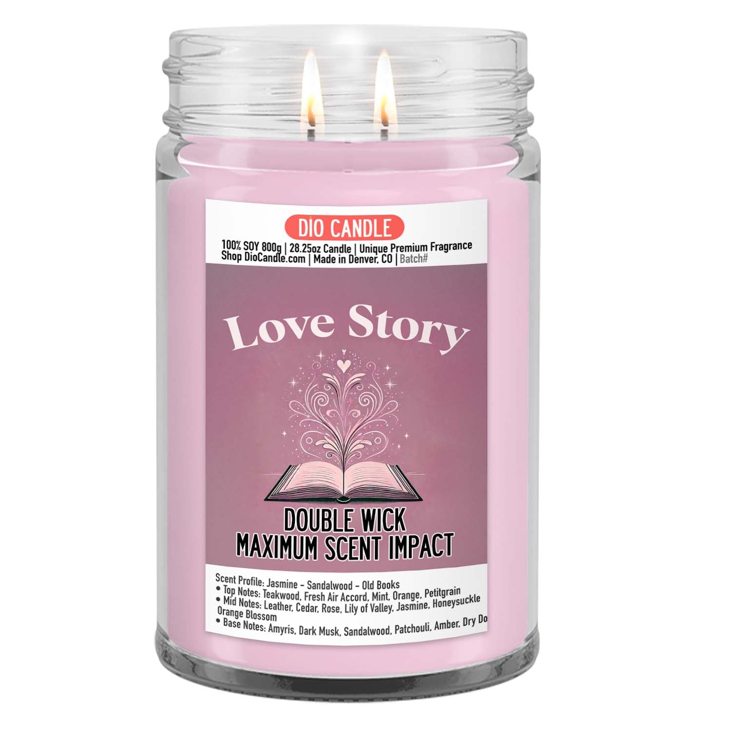 Love Story Candle