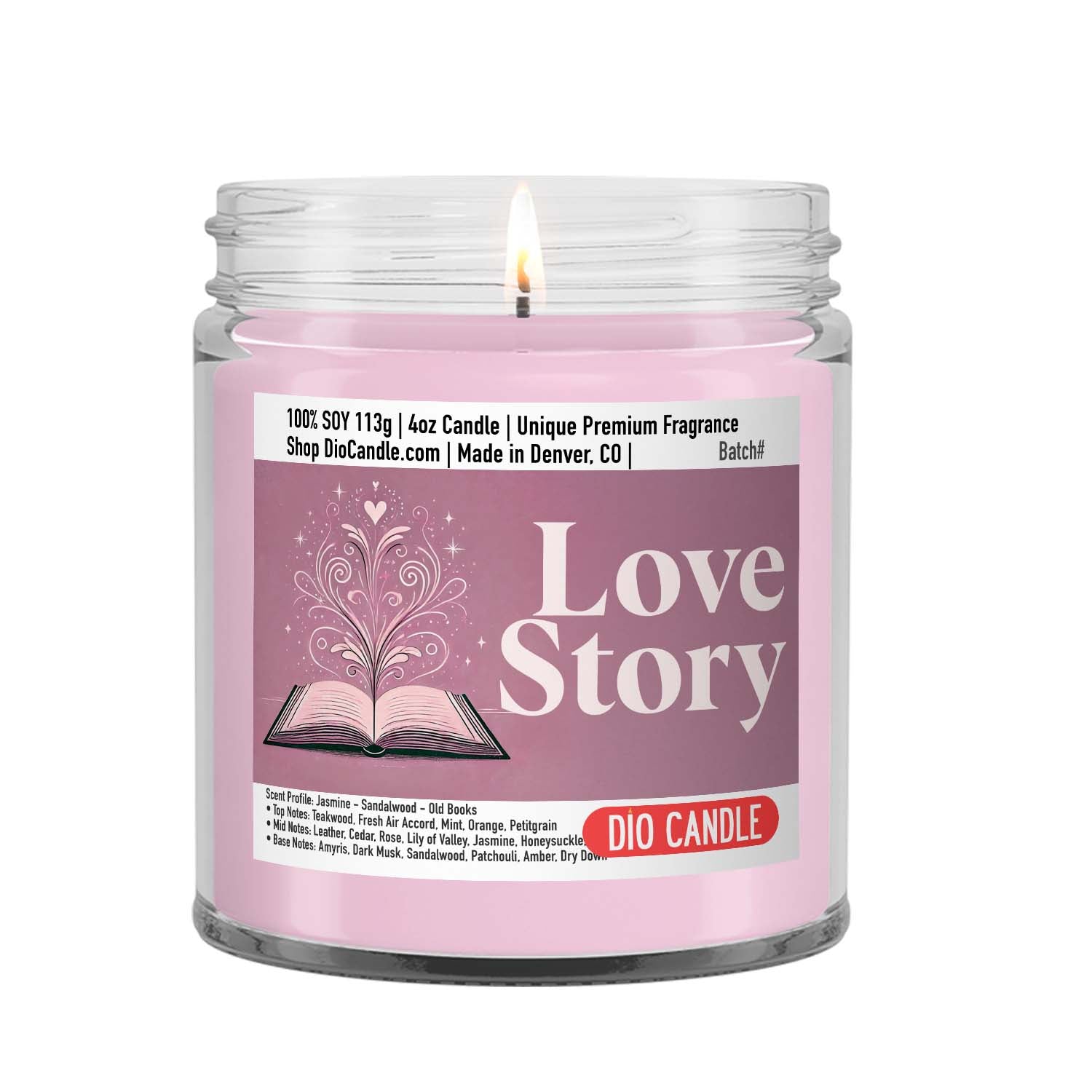 Love Story Candle