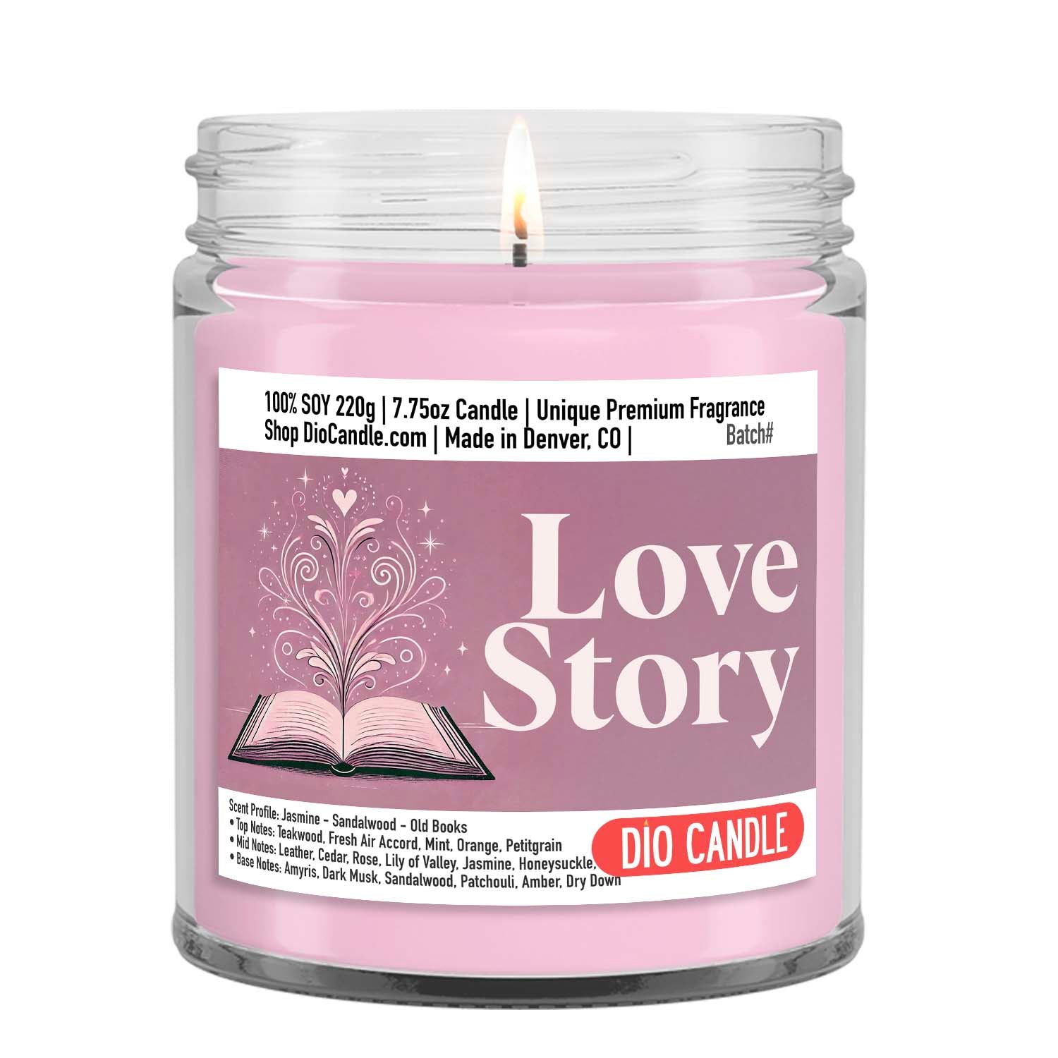 Love Story Candle