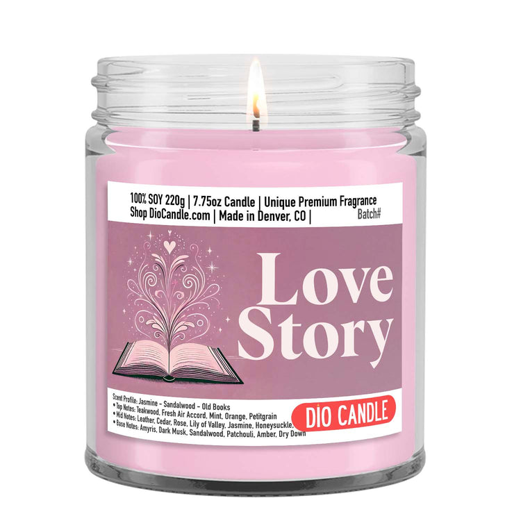 Love Story Candle