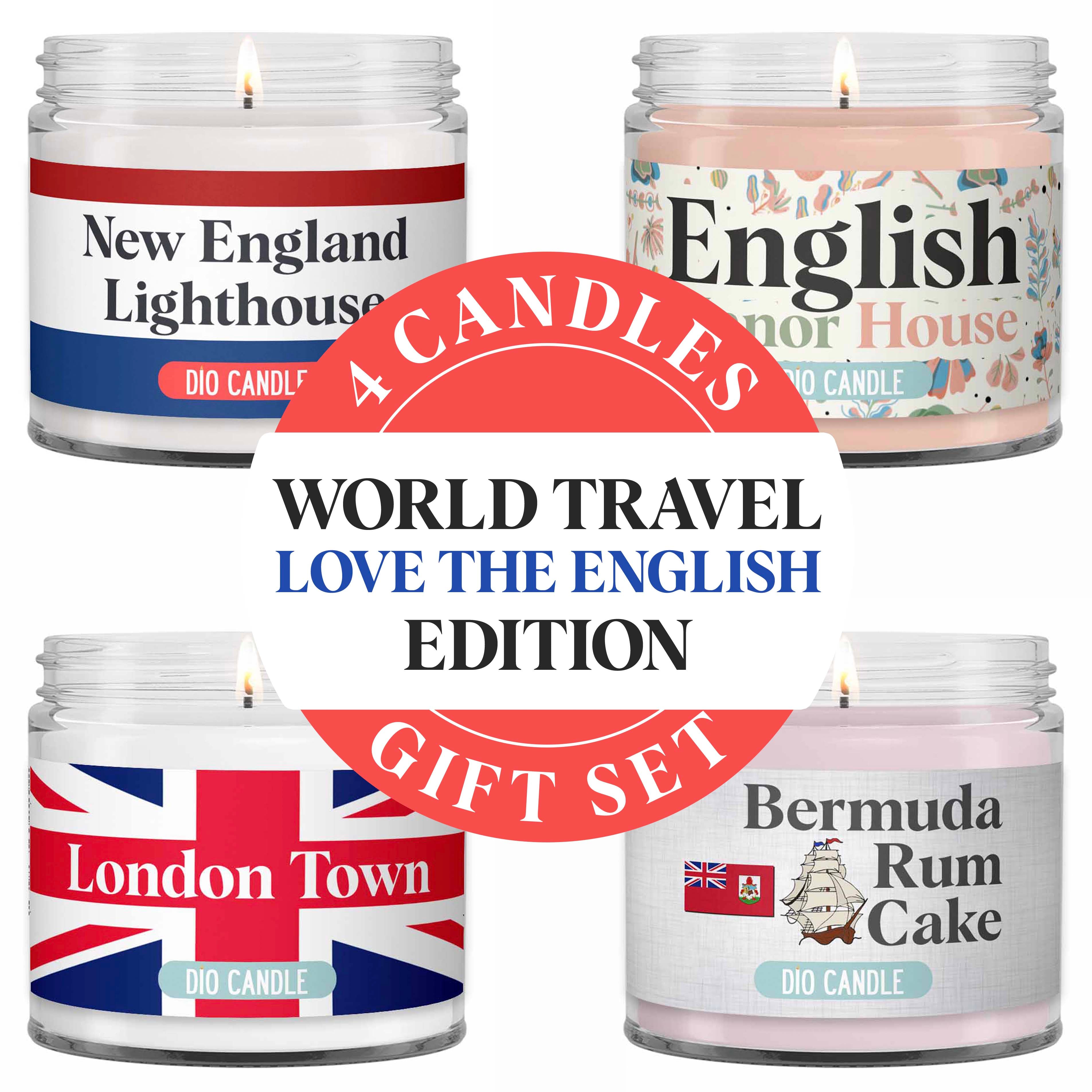 Love the English Candle Gift Set