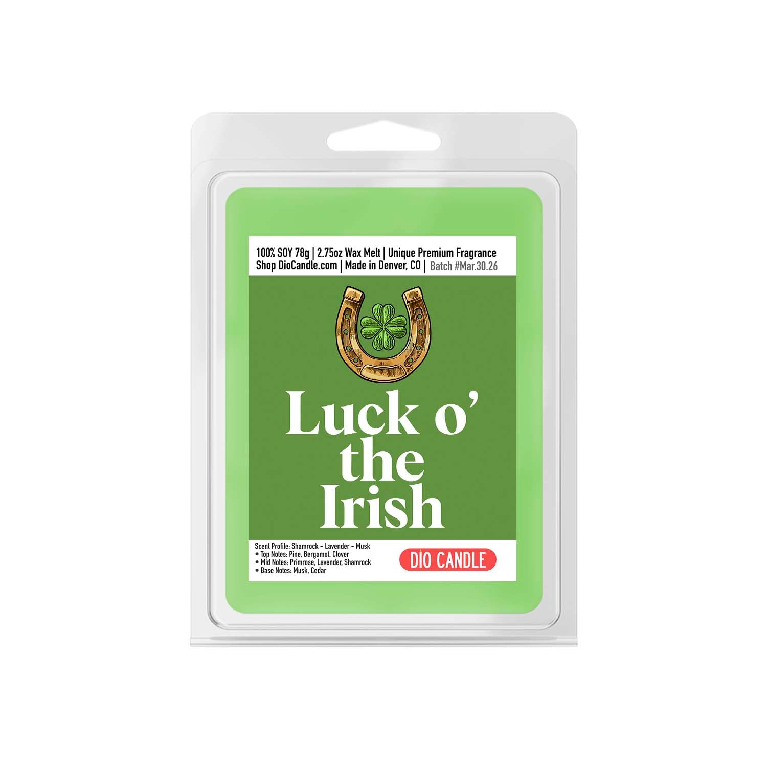 Luck o' the Irish Candle