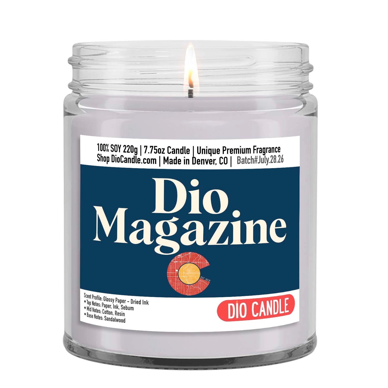 Magazine Candle