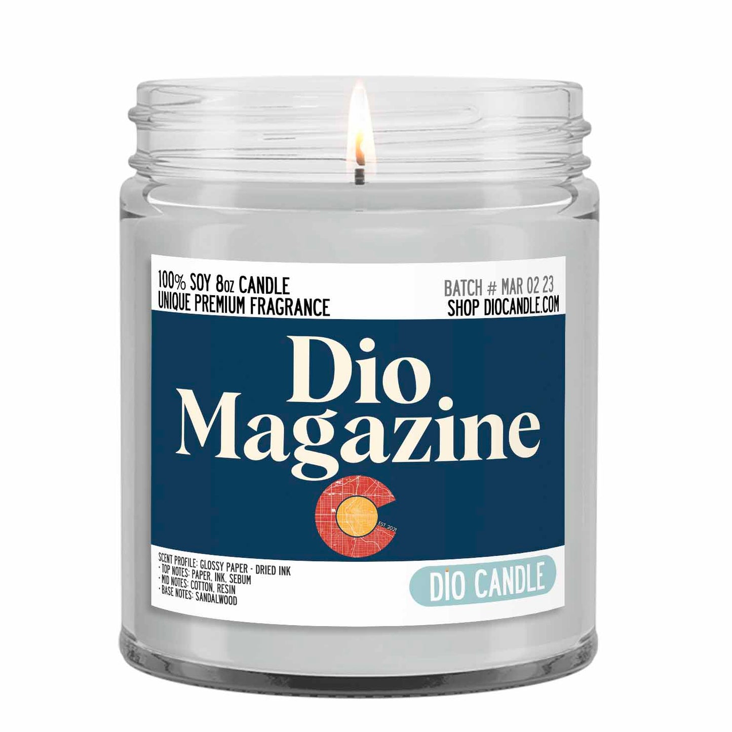 Magazine Candle