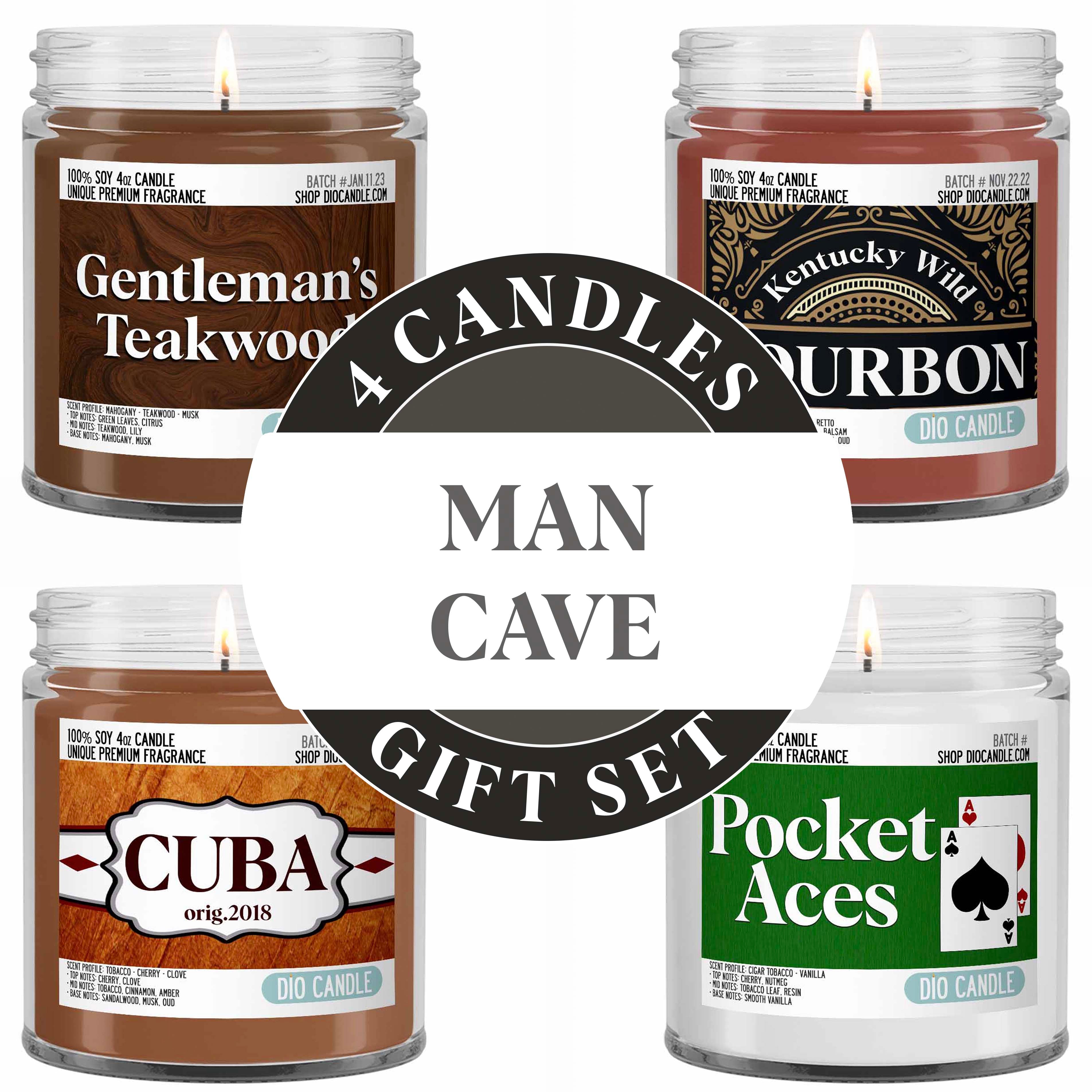 Man Cave Candle Gift Set