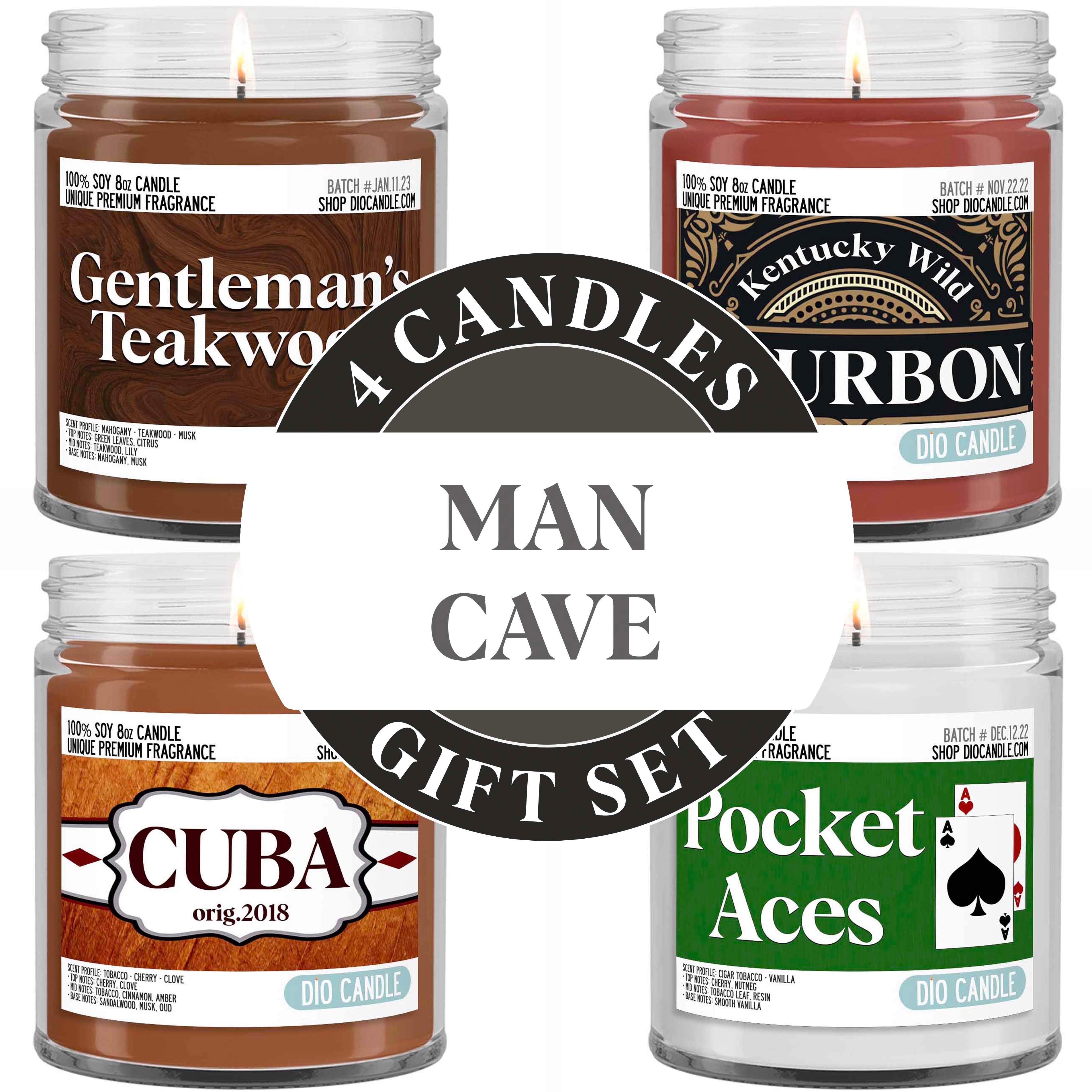 Man Cave Candle Gift Set