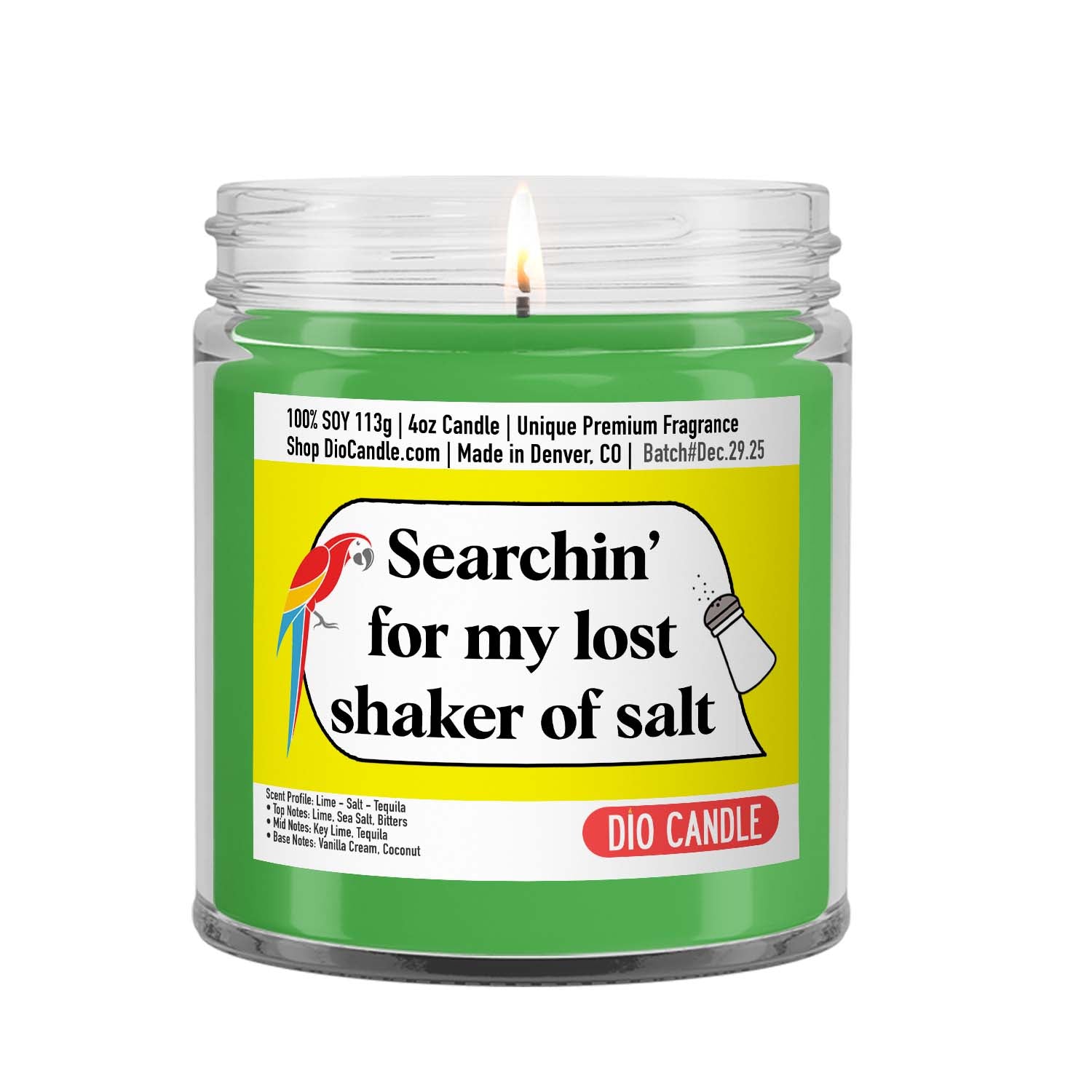 Lost Shaker of Salt Candle