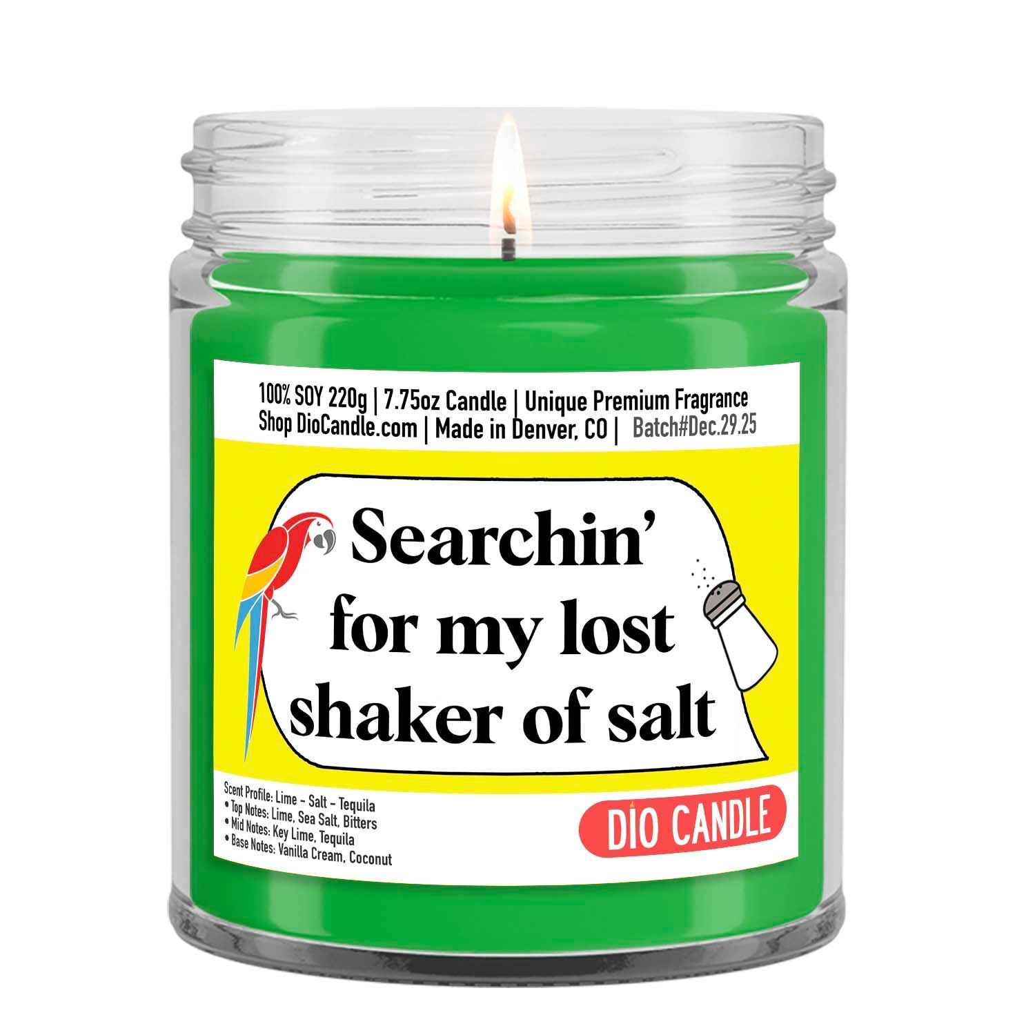 Lost Shaker of Salt Candle