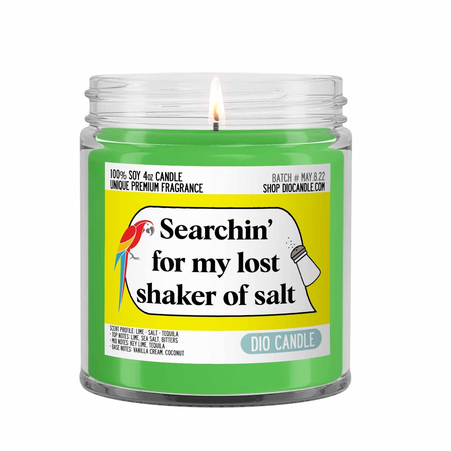 Lost Shaker of Salt Candle