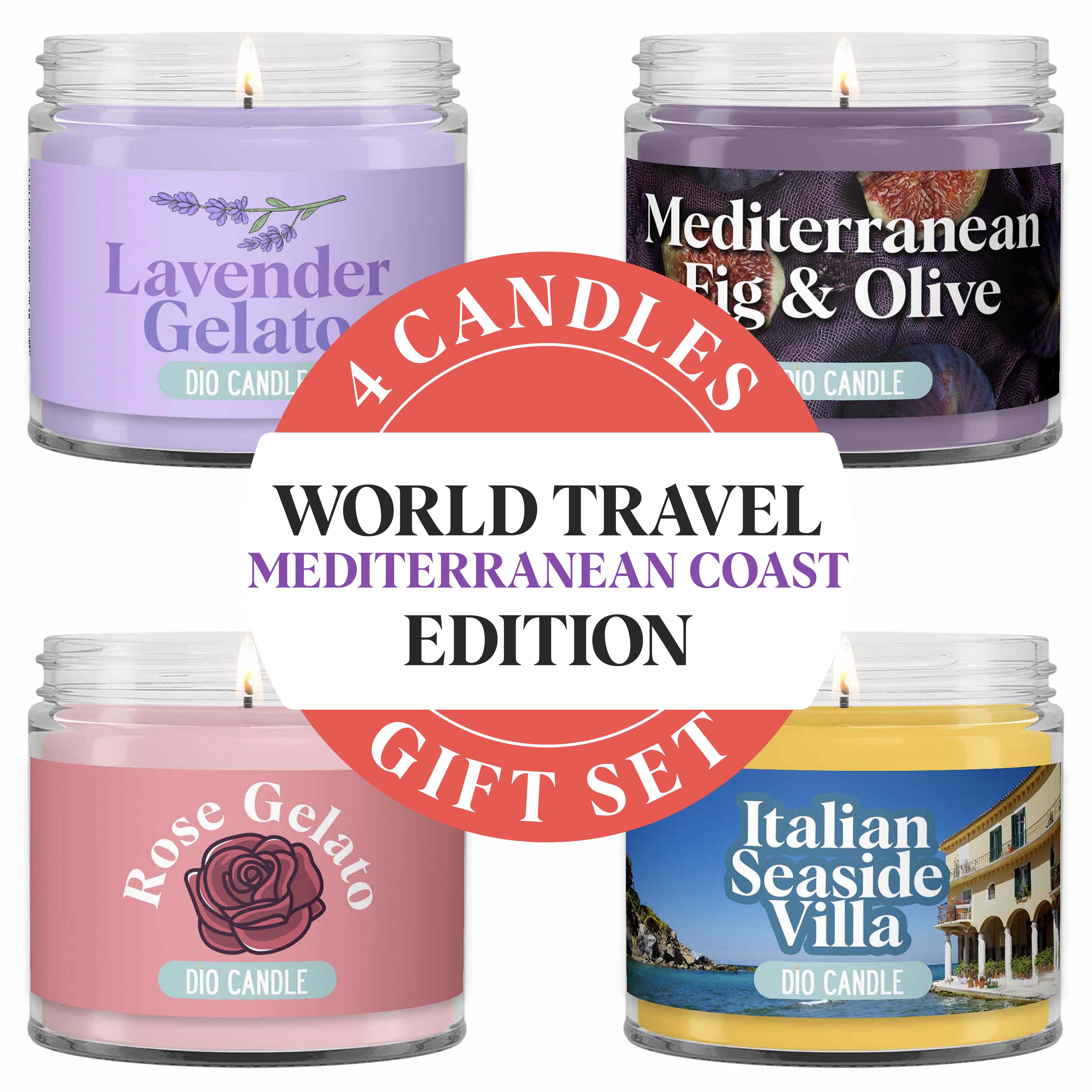 Mediterranean Coast Candle Gift Set