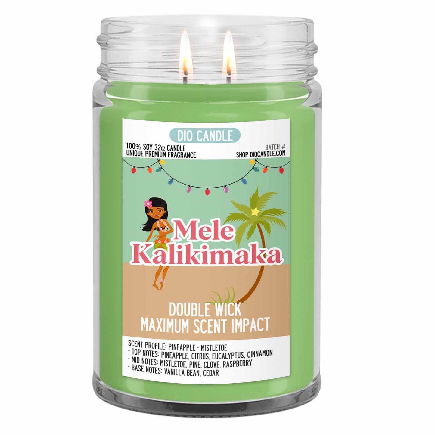 Mele Kalikimaka Candle