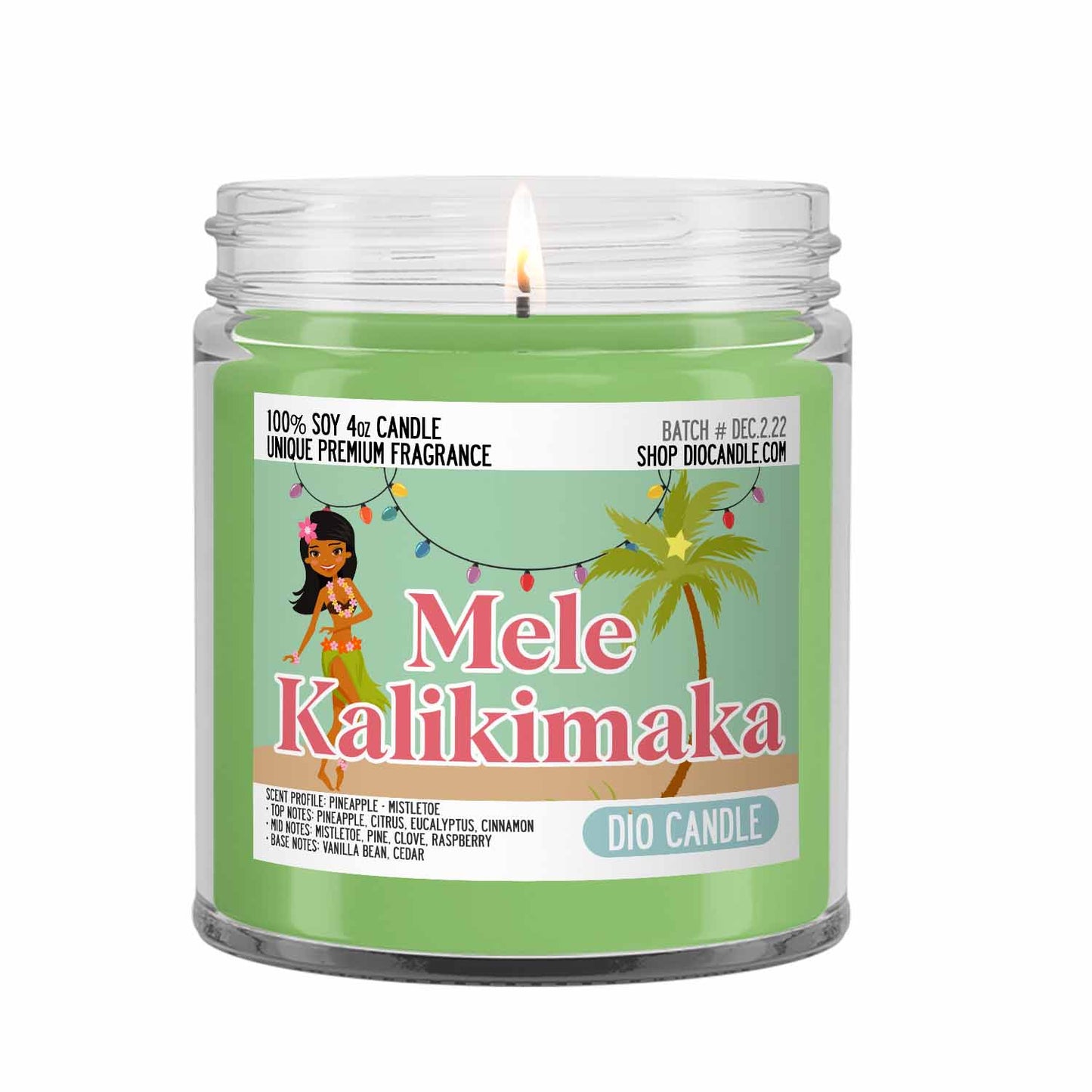 Mele Kalikimaka Candle