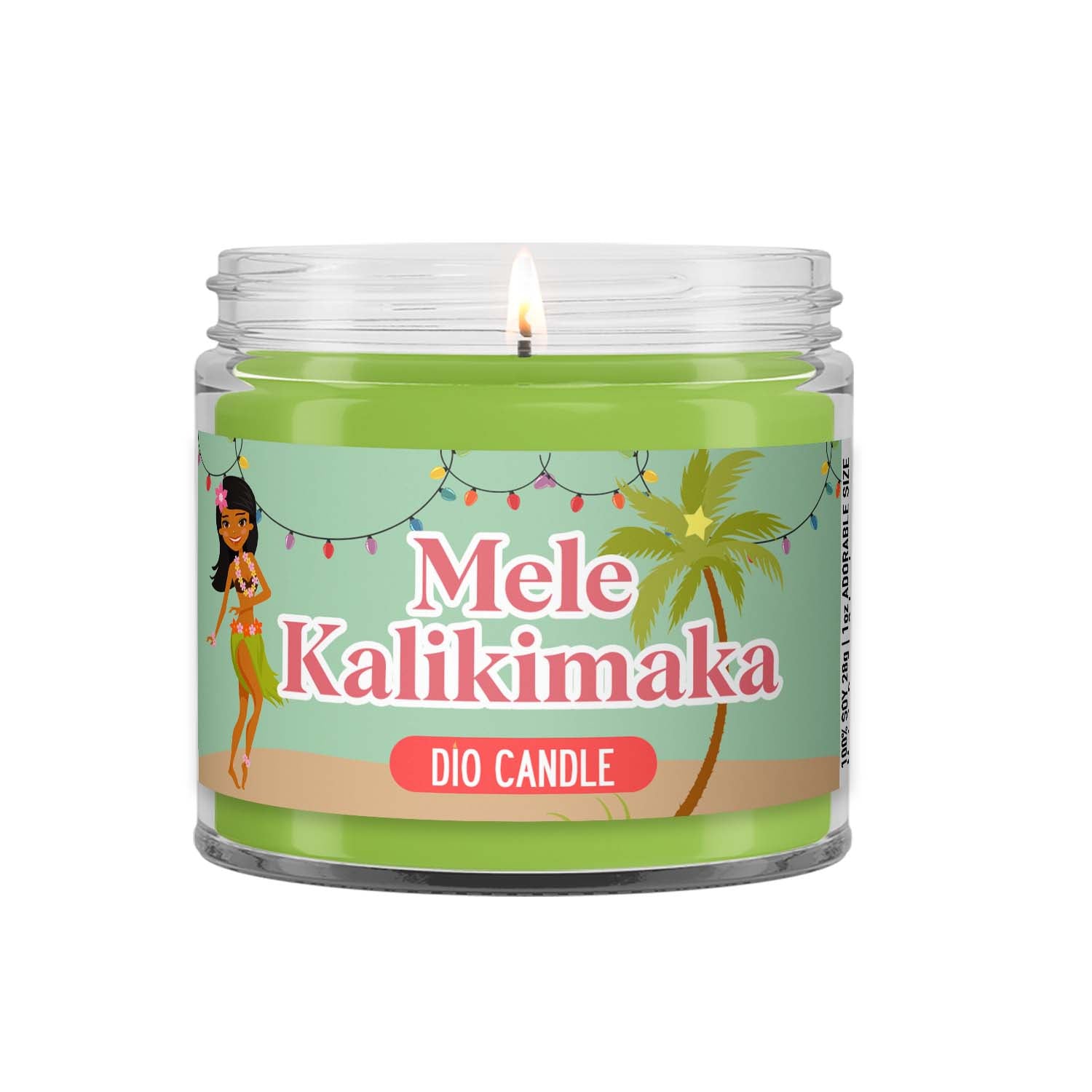 Mele Kalikimaka Candle