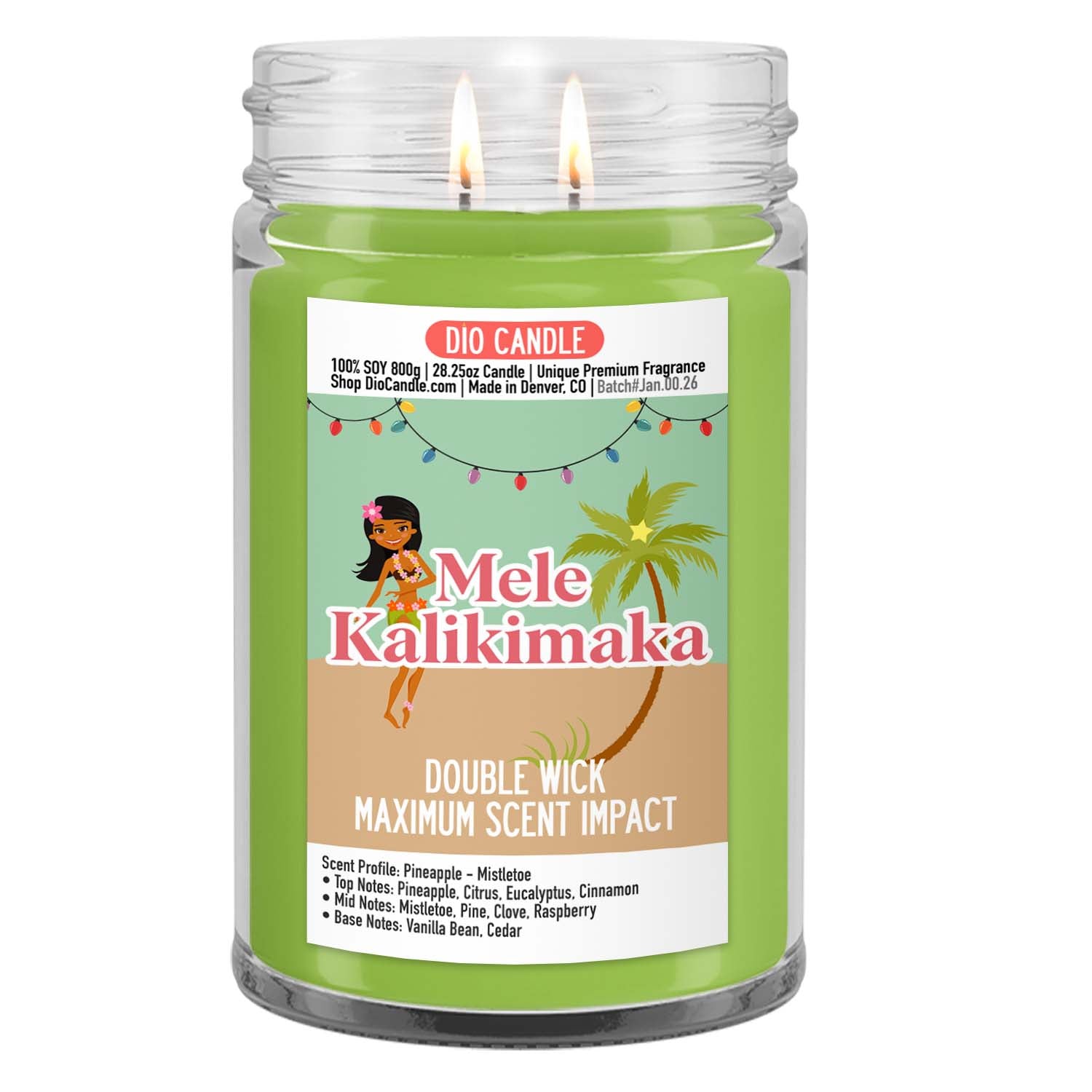 Mele Kalikimaka Candle