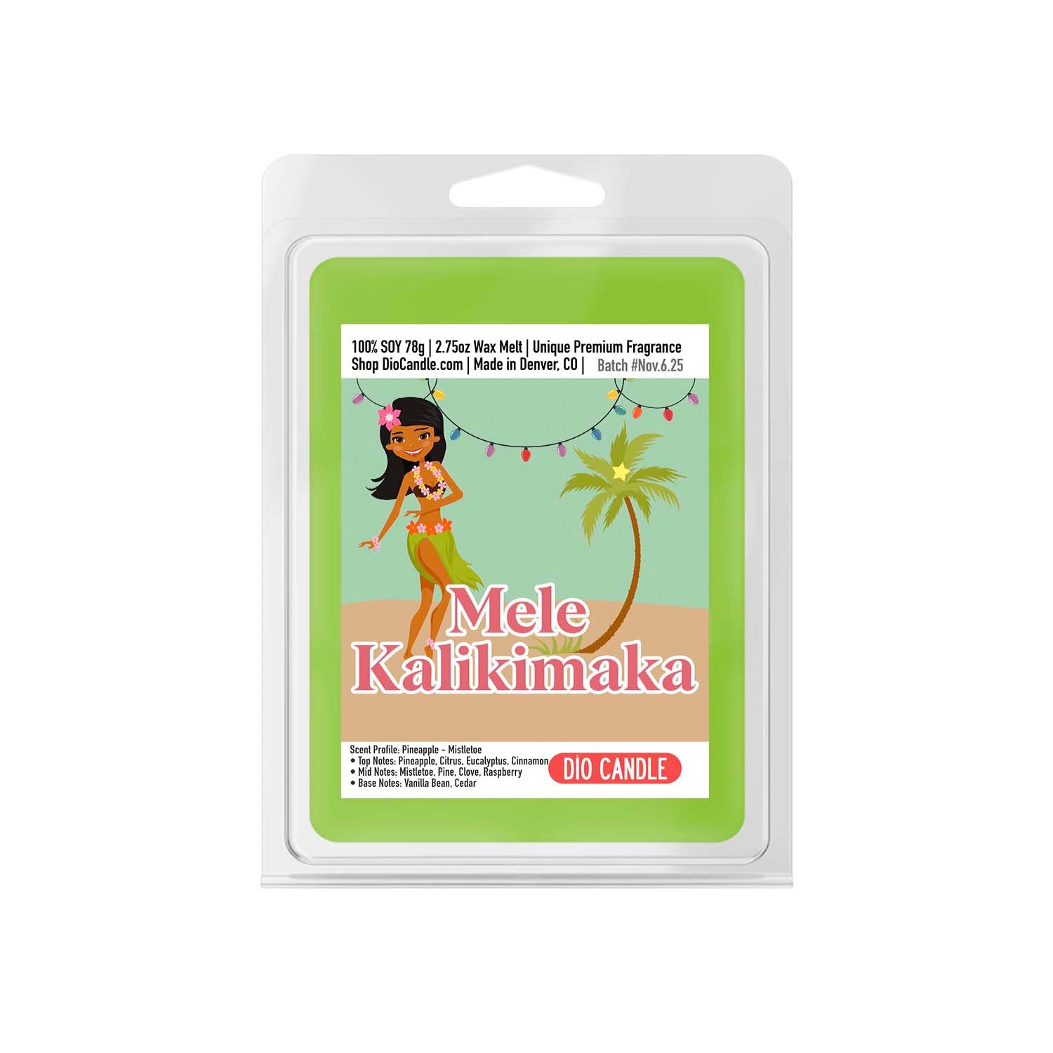 Mele Kalikimaka Candle