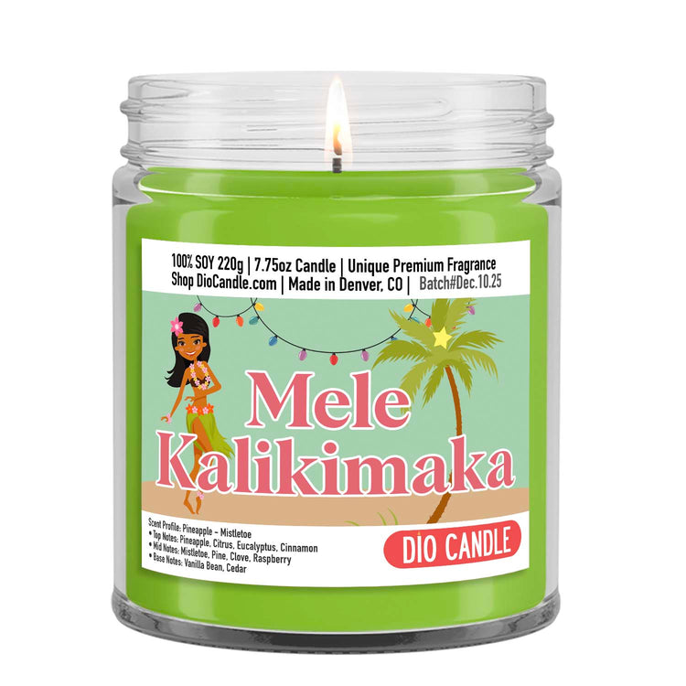 Mele Kalikimaka Candle