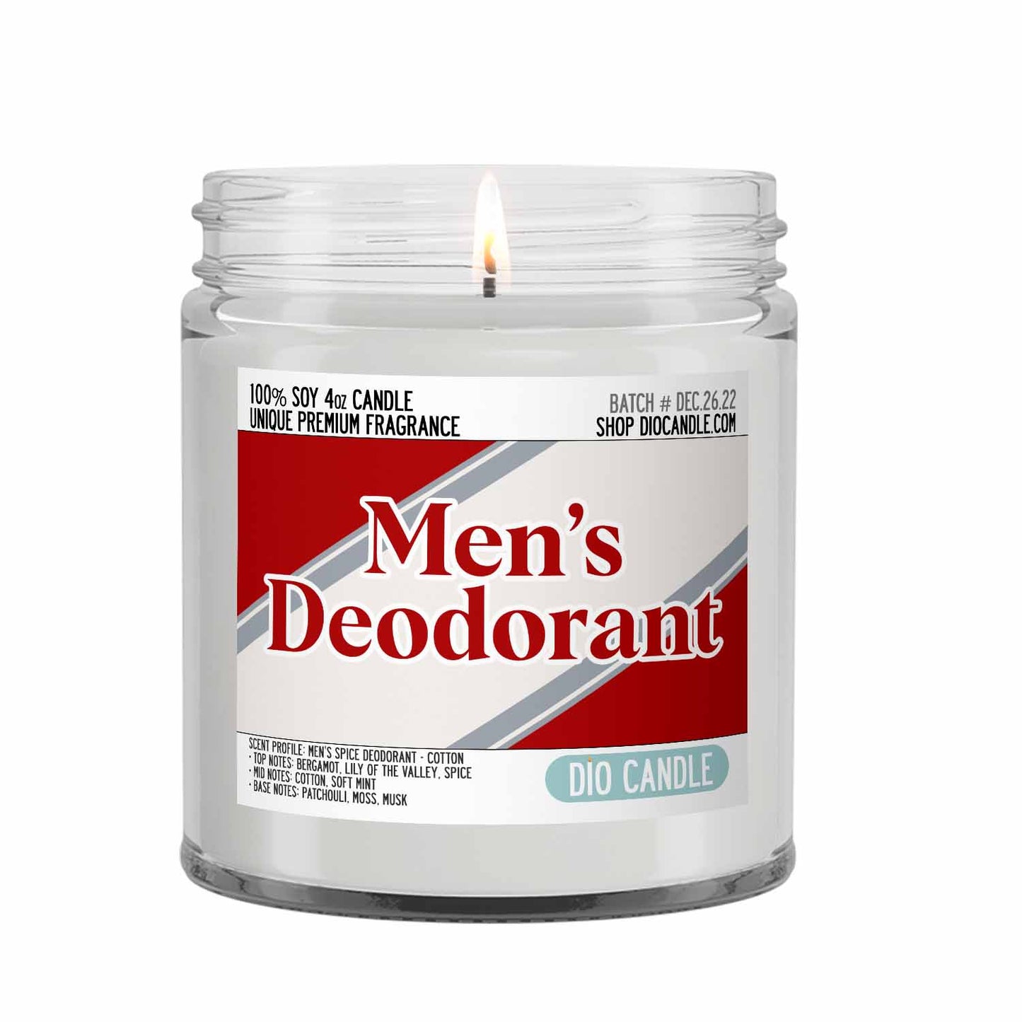 Men's Deodorant Candle