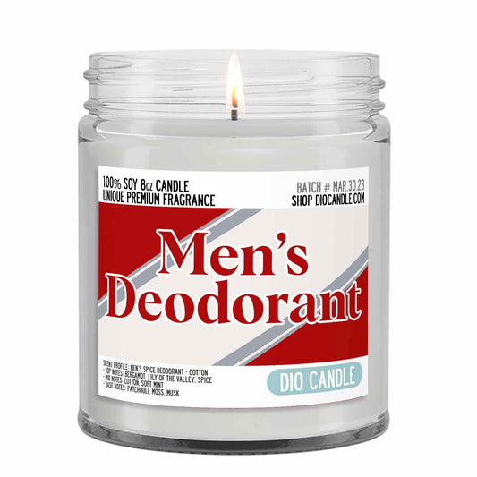 Men's Deodorant Candle